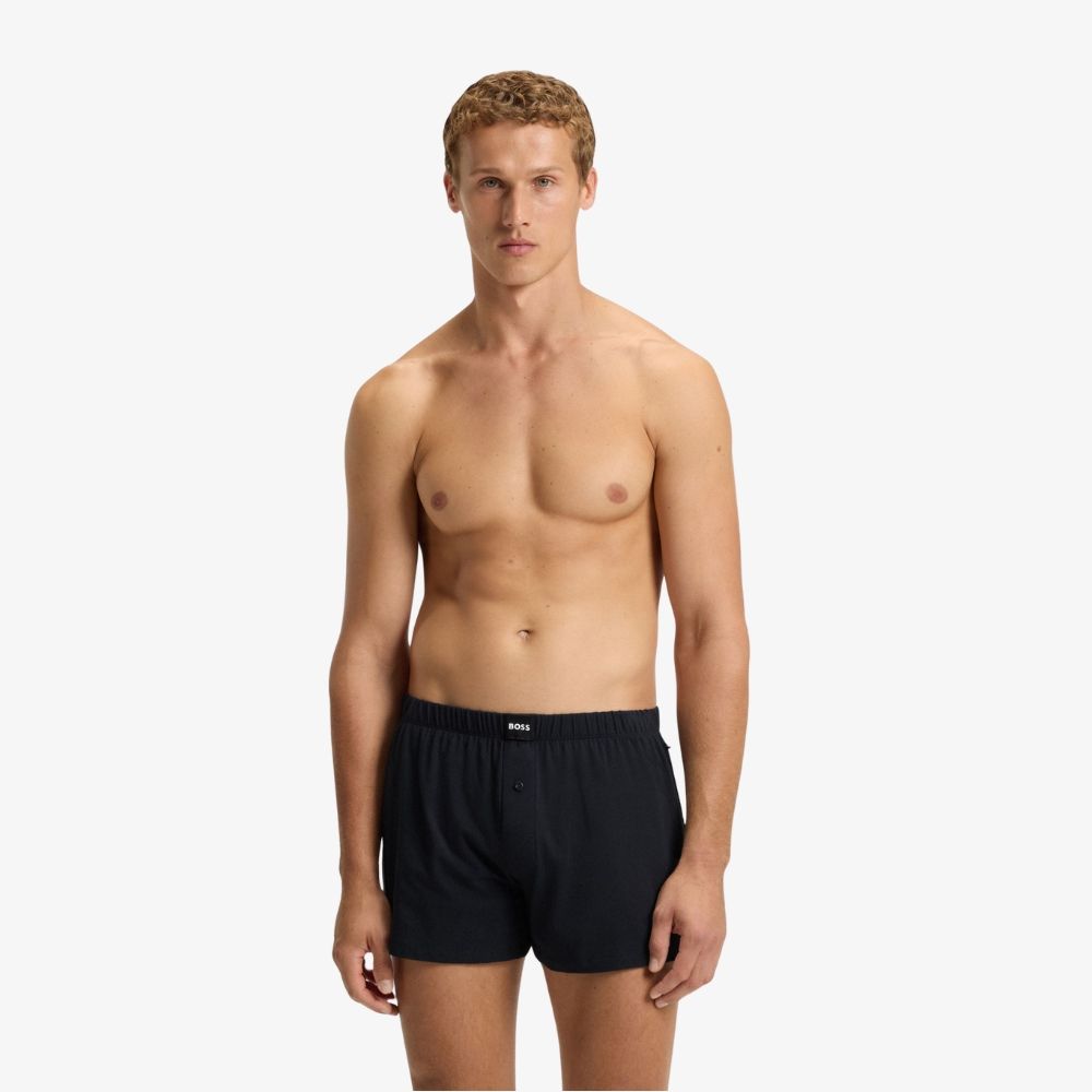 BOSS - Bộ hai quần đùi boxer cotton co giãn