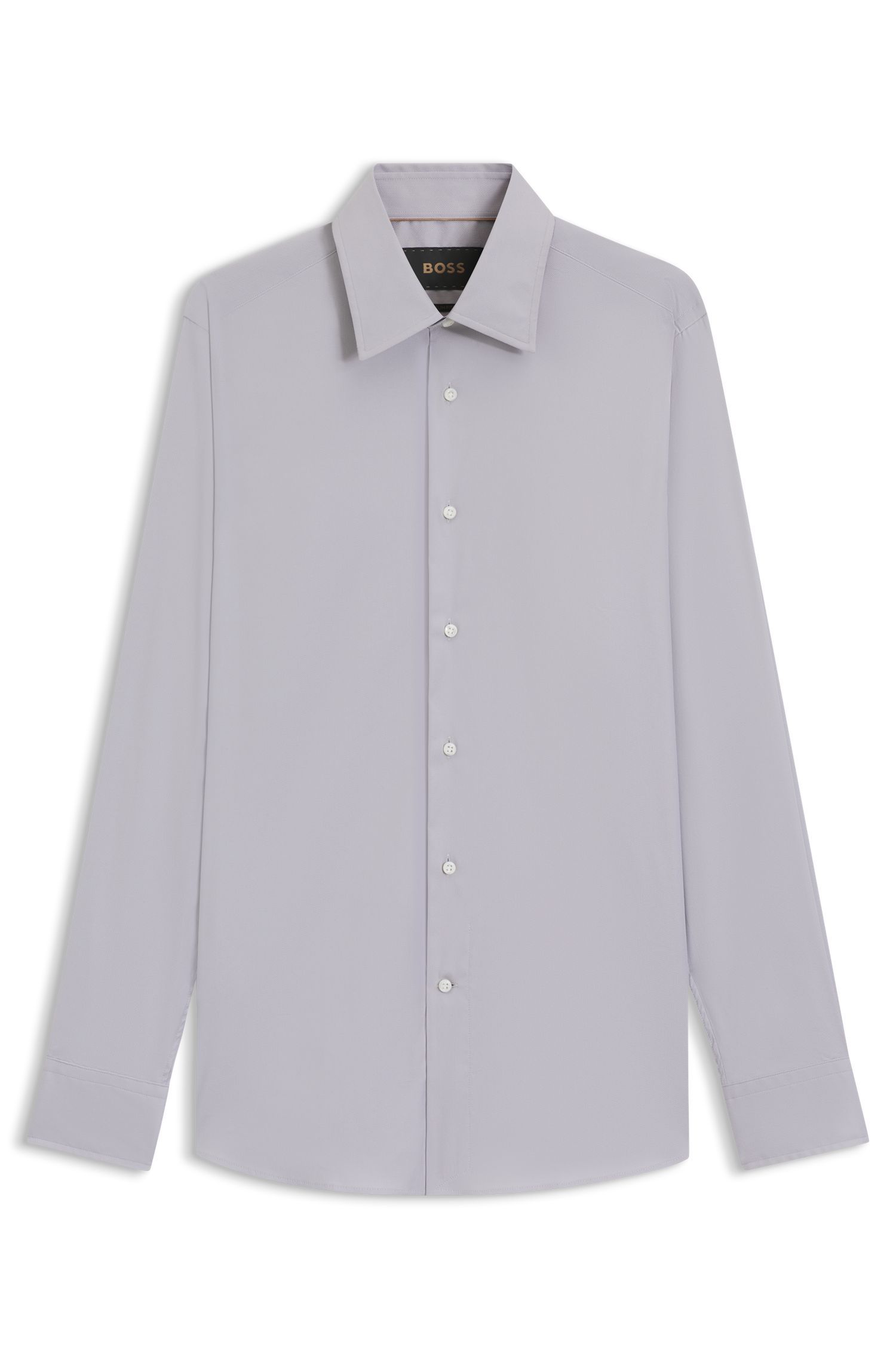 BOSS - Áo sơ mi dáng slim fit vải cotton Ý
