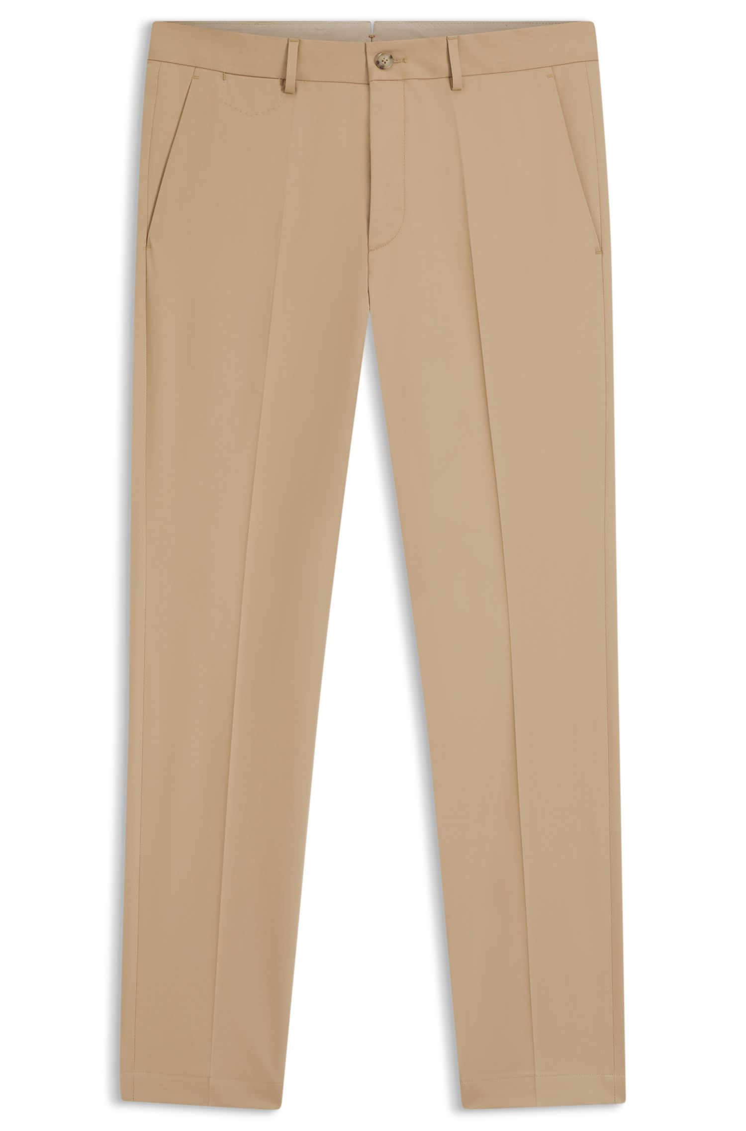 BOSS - Quần âu cotton pha lụa