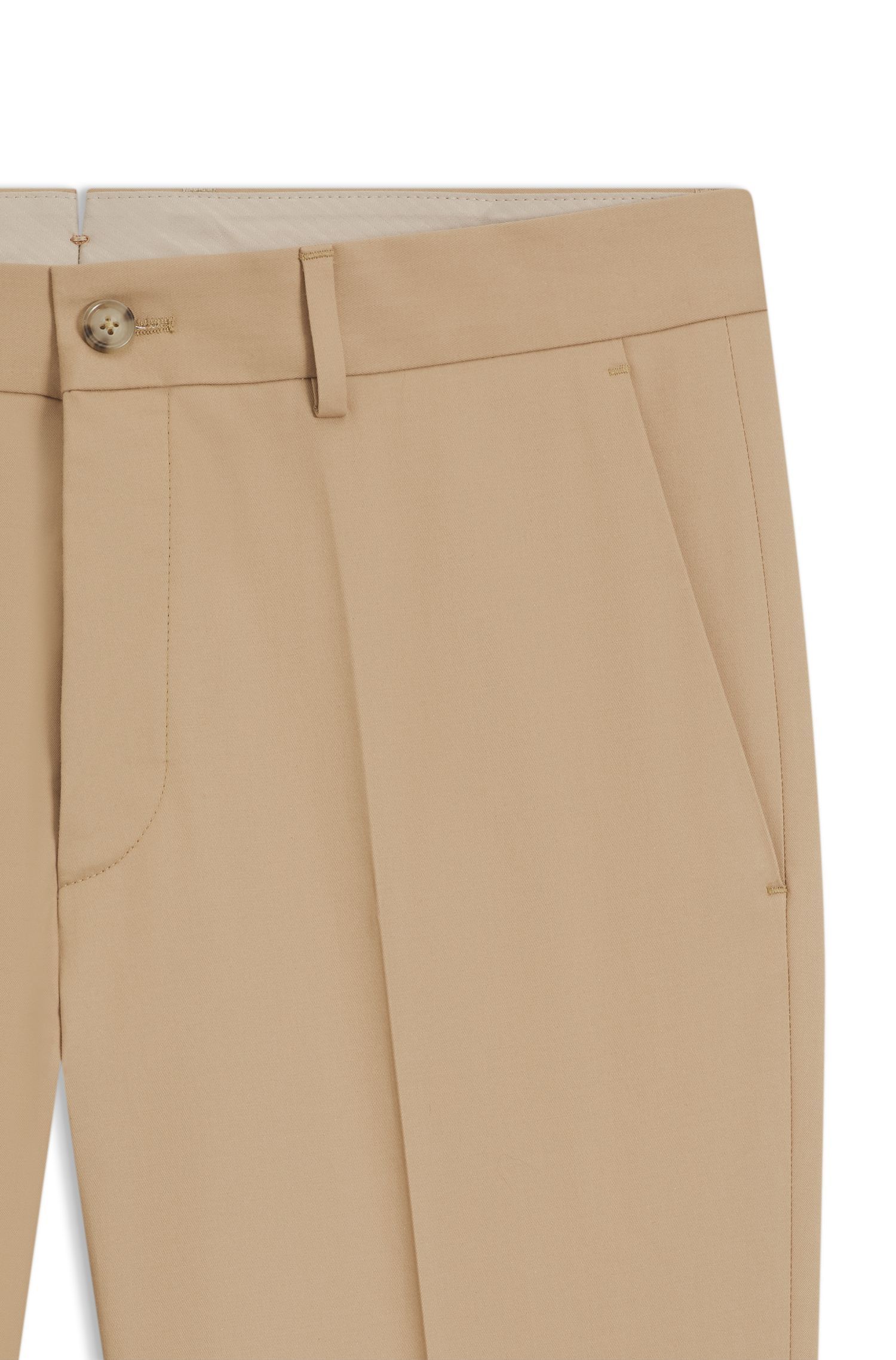 BOSS - Quần âu cotton pha lụa