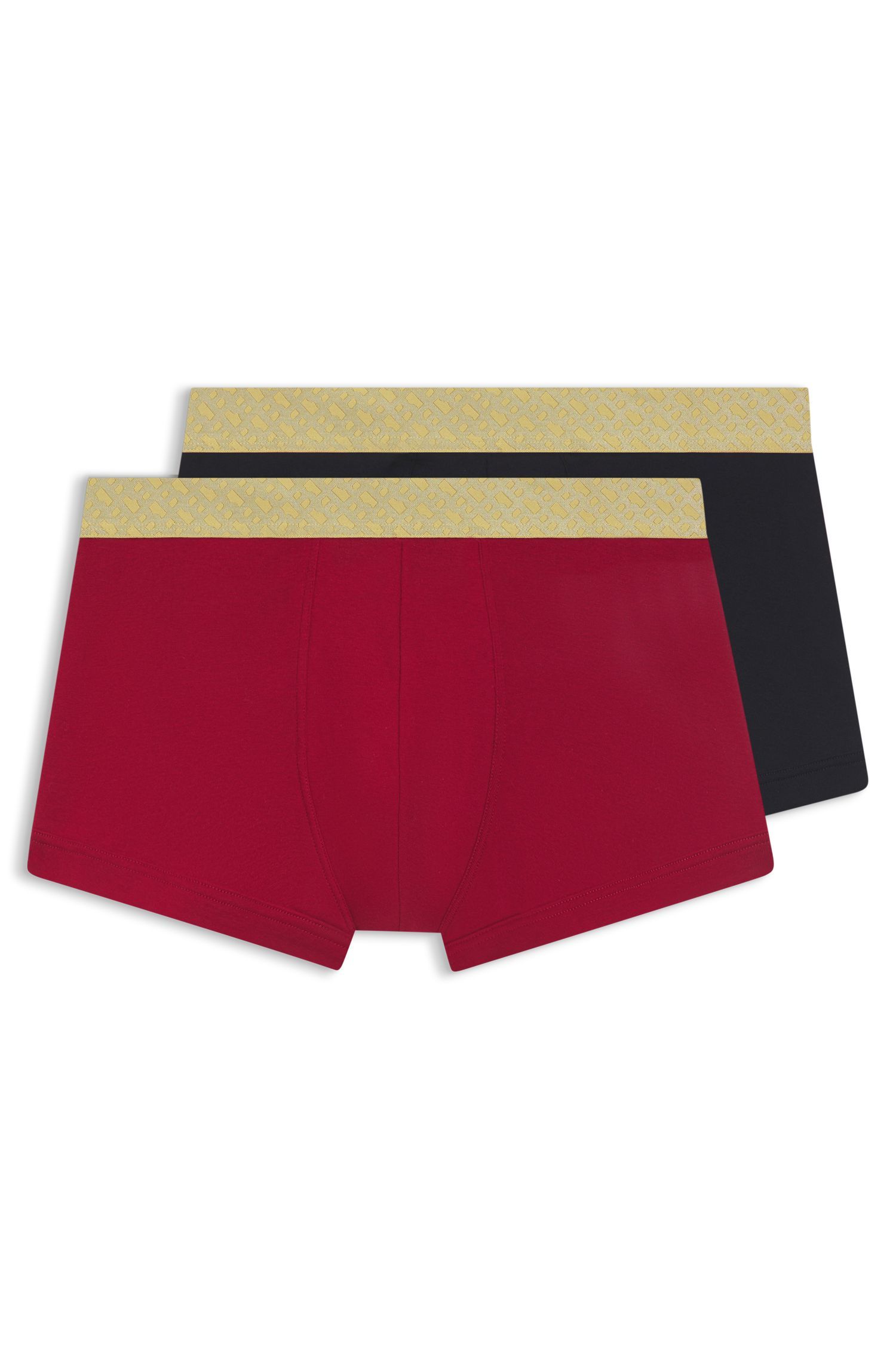 Bộ 2 quần lót dáng trunk vải cotton gân