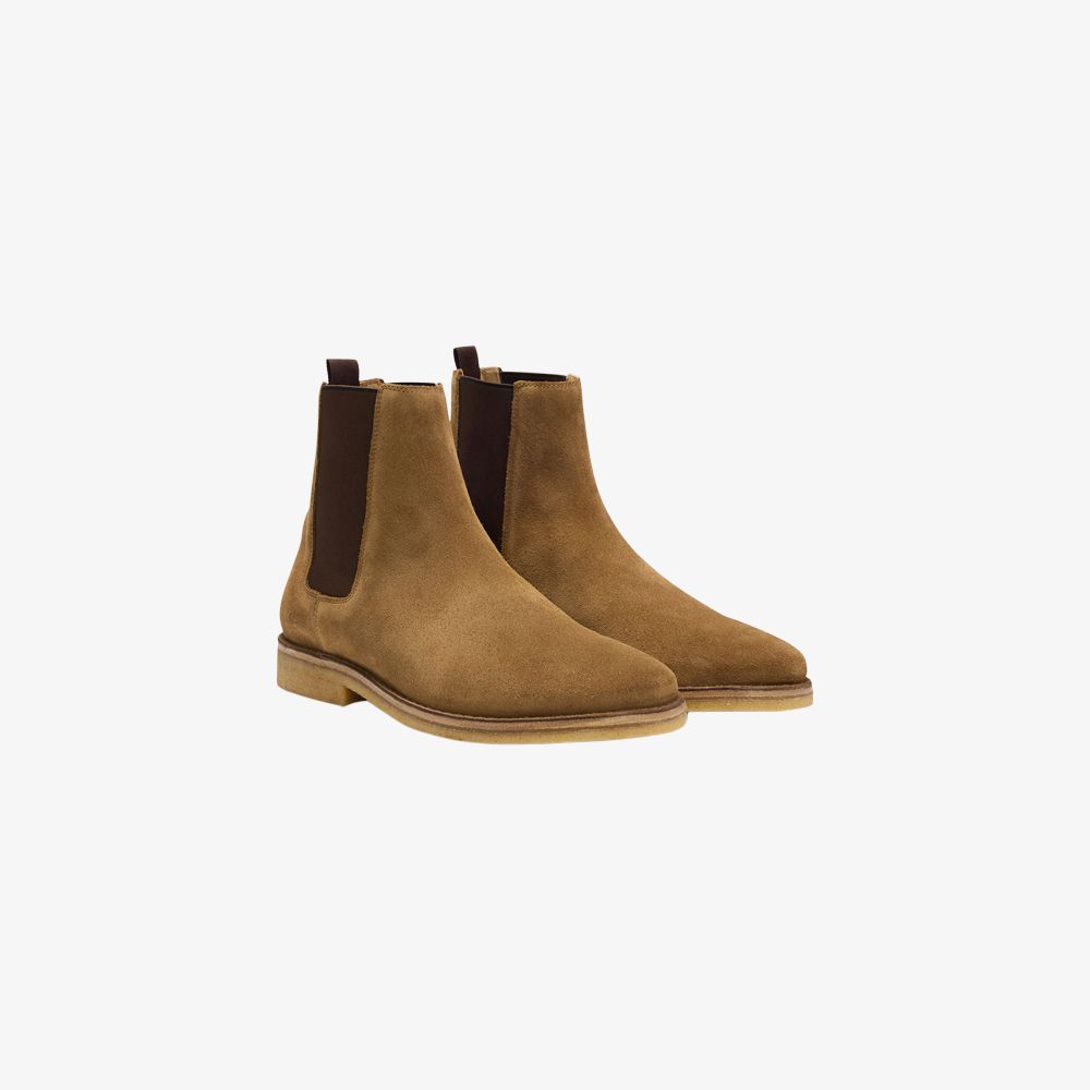 BOSS - BECKHAM x BOSS Giày Chelsea boots da lộn