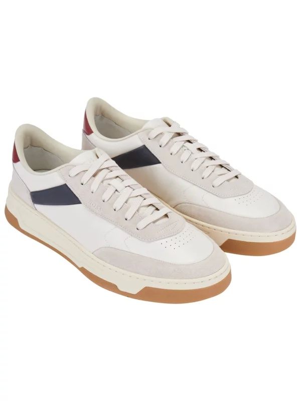 Giày sneakers da Baltimore với chi tiết logo
