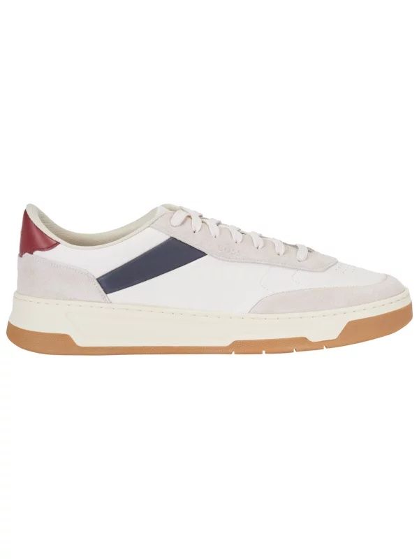 BOSS - Giày sneakers da Baltimore với chi tiết logo