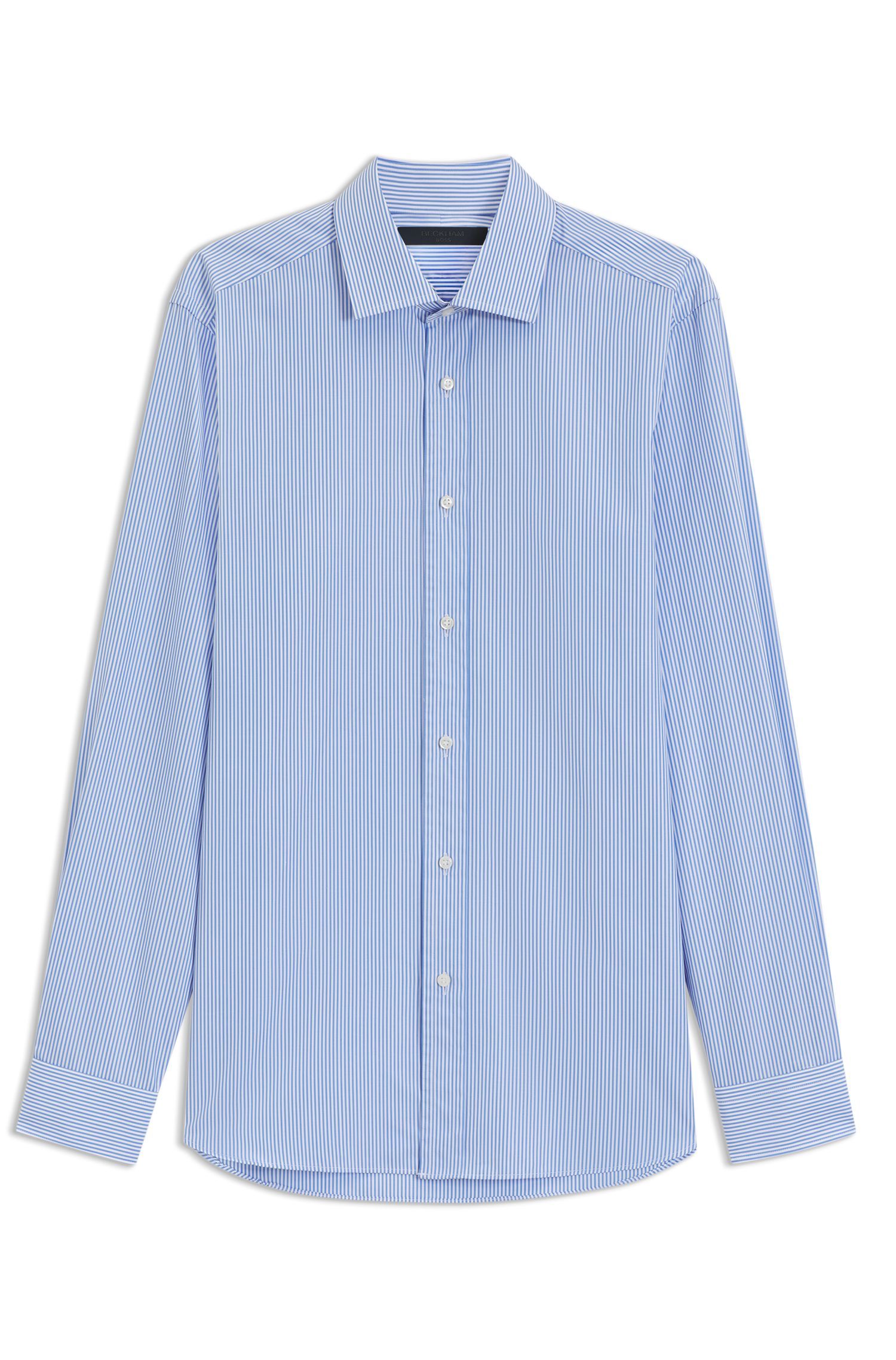 BOSS - BECKHAM x BOSS Áo sơ mi cotton poplin dáng slim fit