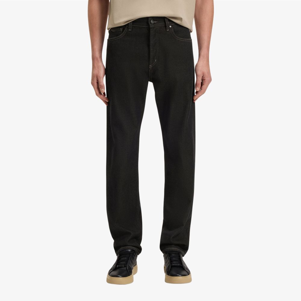 BOSS - Quần jeans BOSS x ASTON MARTIN nhuộm phủ nhôm