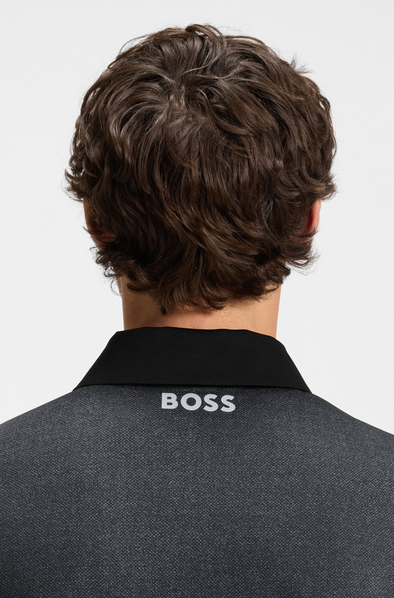 BOSS - Áo polo Paddy thể thao vải jersey co giãn nhanh khô