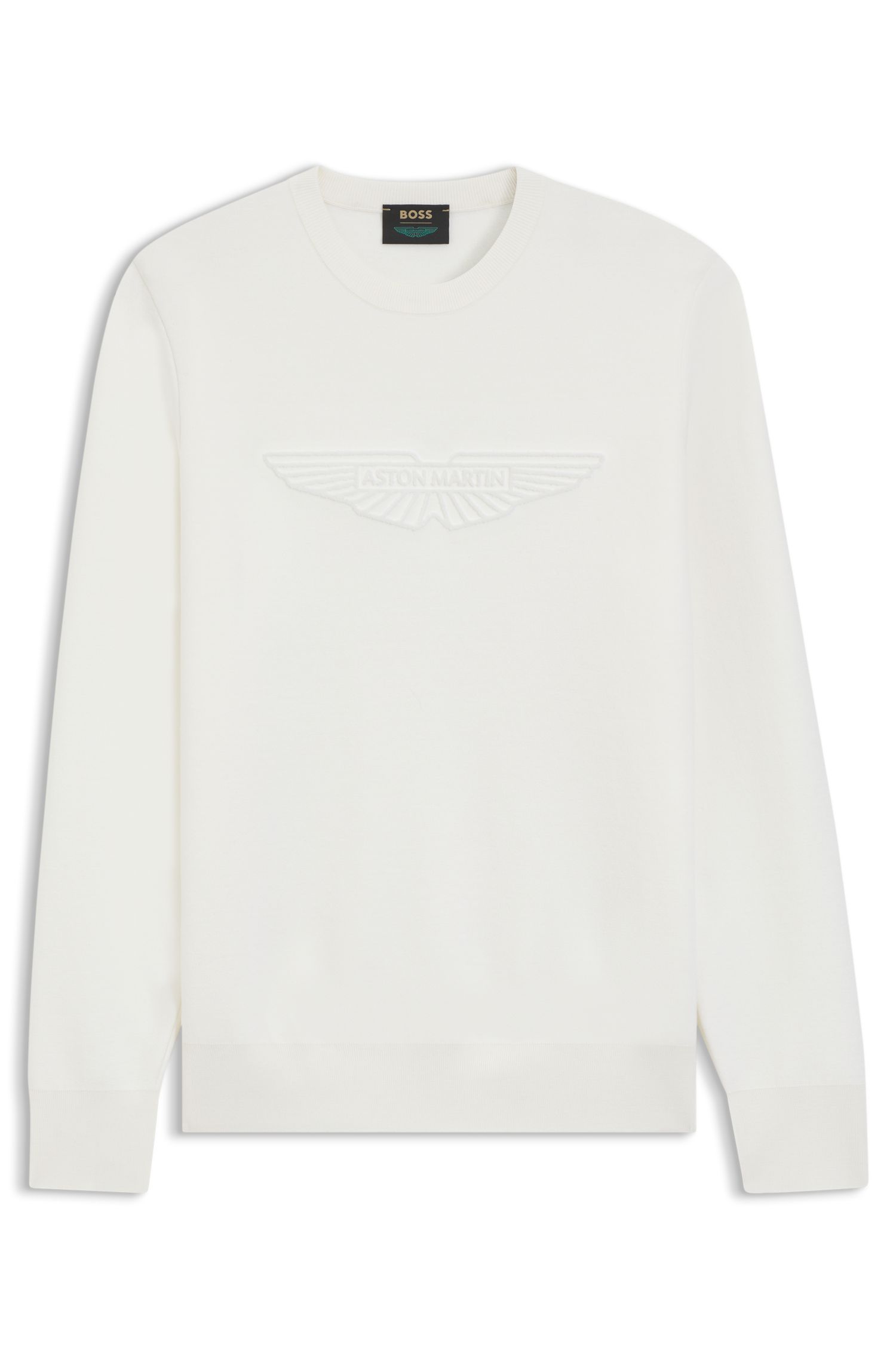 BOSS - Áo len BOSS x ASTON MARTIN thêu logo