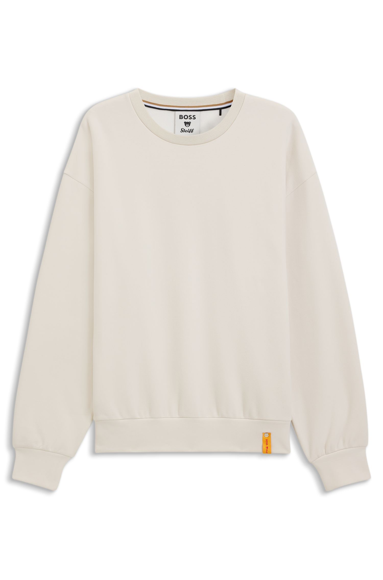 BOSS - Áo sweatshirt unisex BOSS x Steiff pha cotton