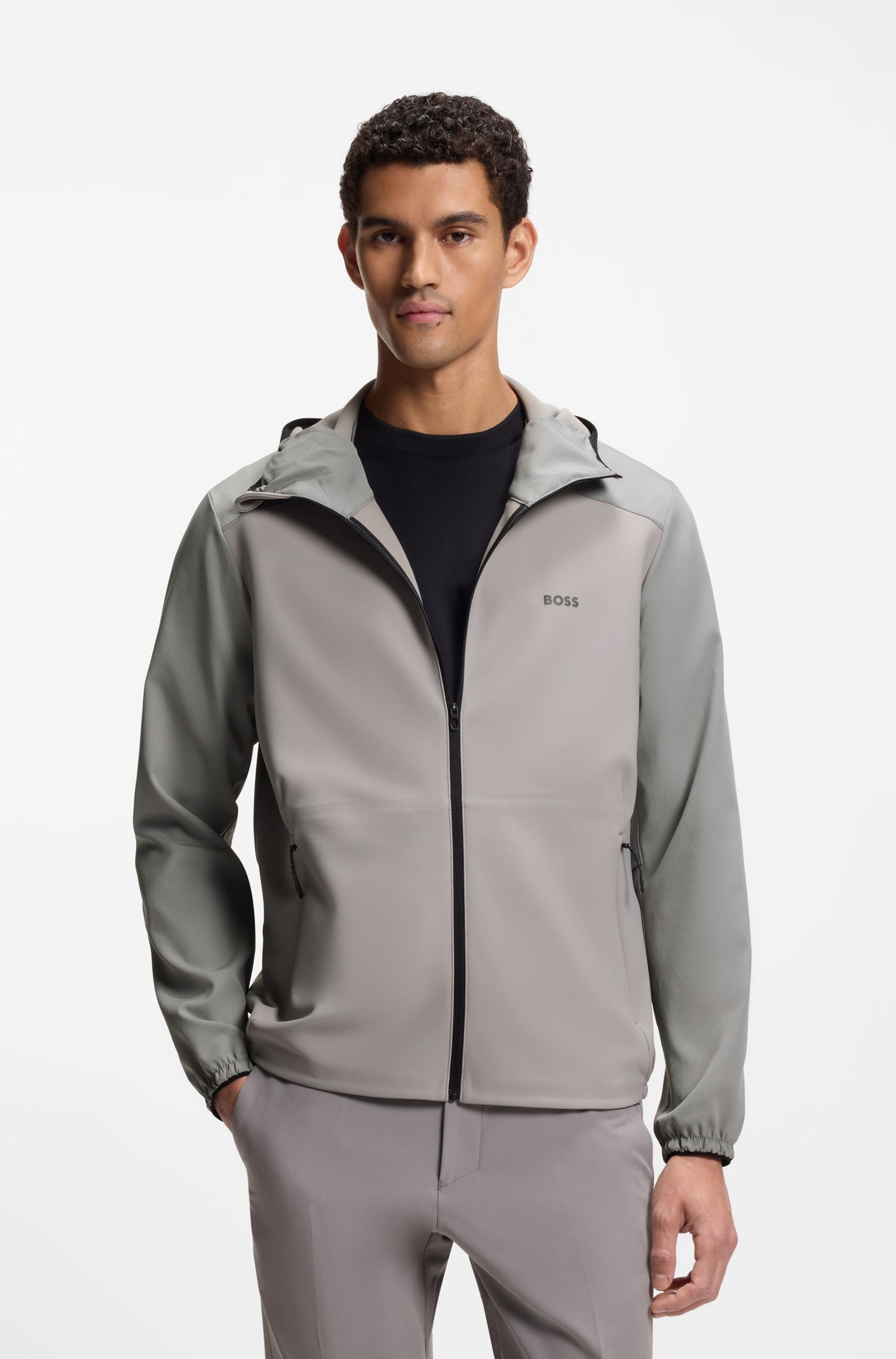BOSS - Áo khoác len và cashmere
