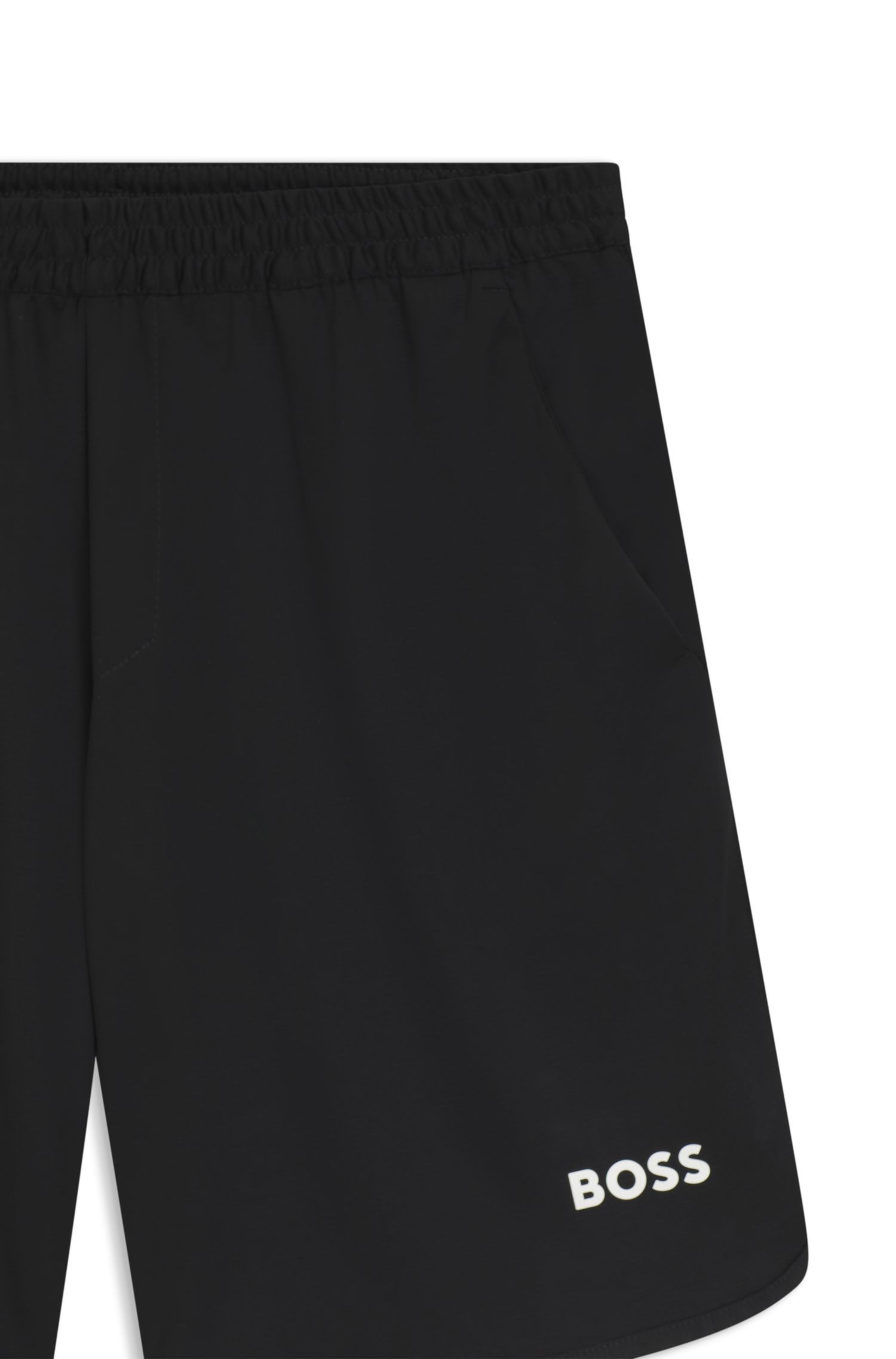 BOSS - Quần short dáng regular fit co giãn