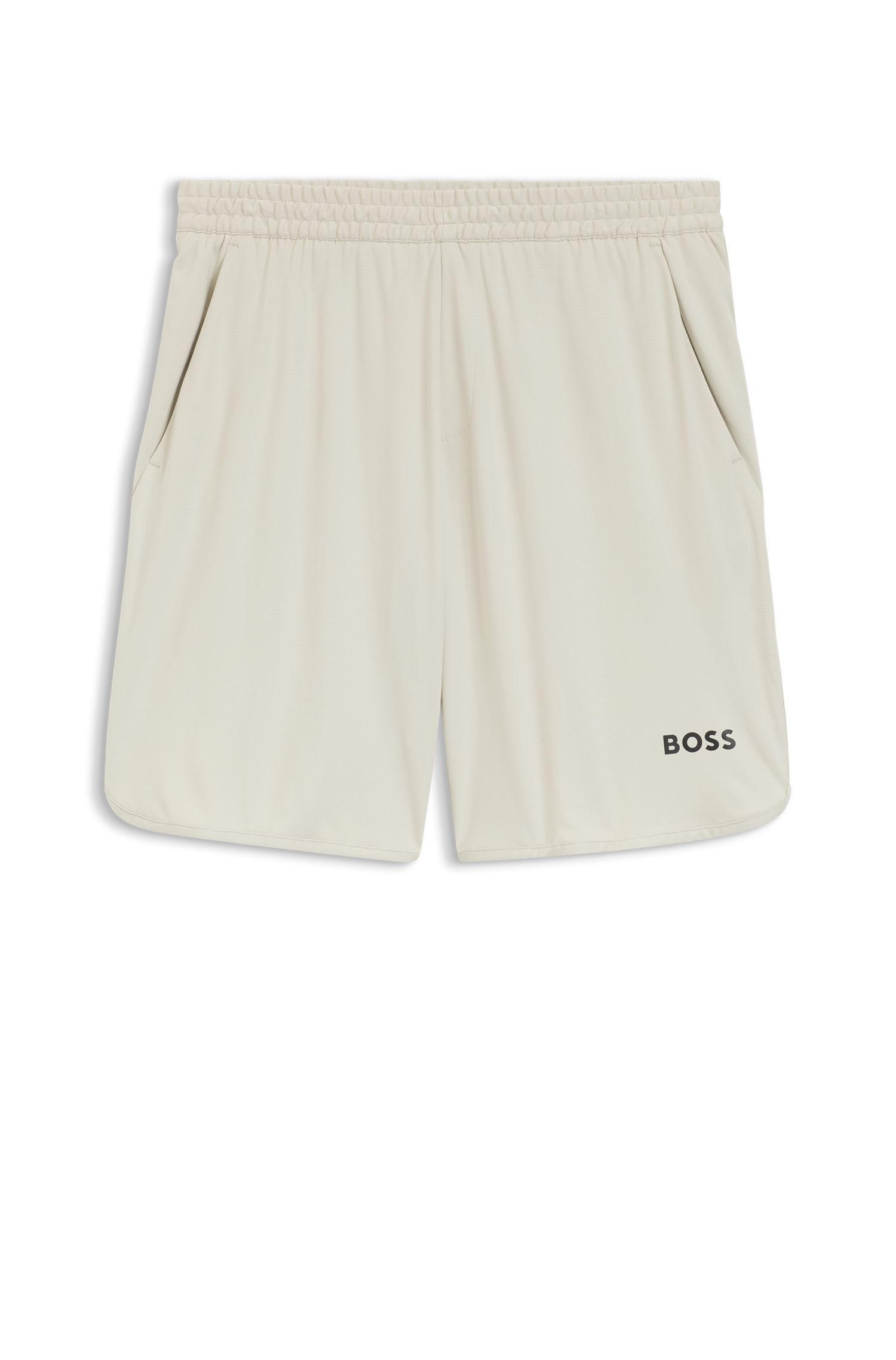 BOSS - Quần short dáng regular fit co giãn