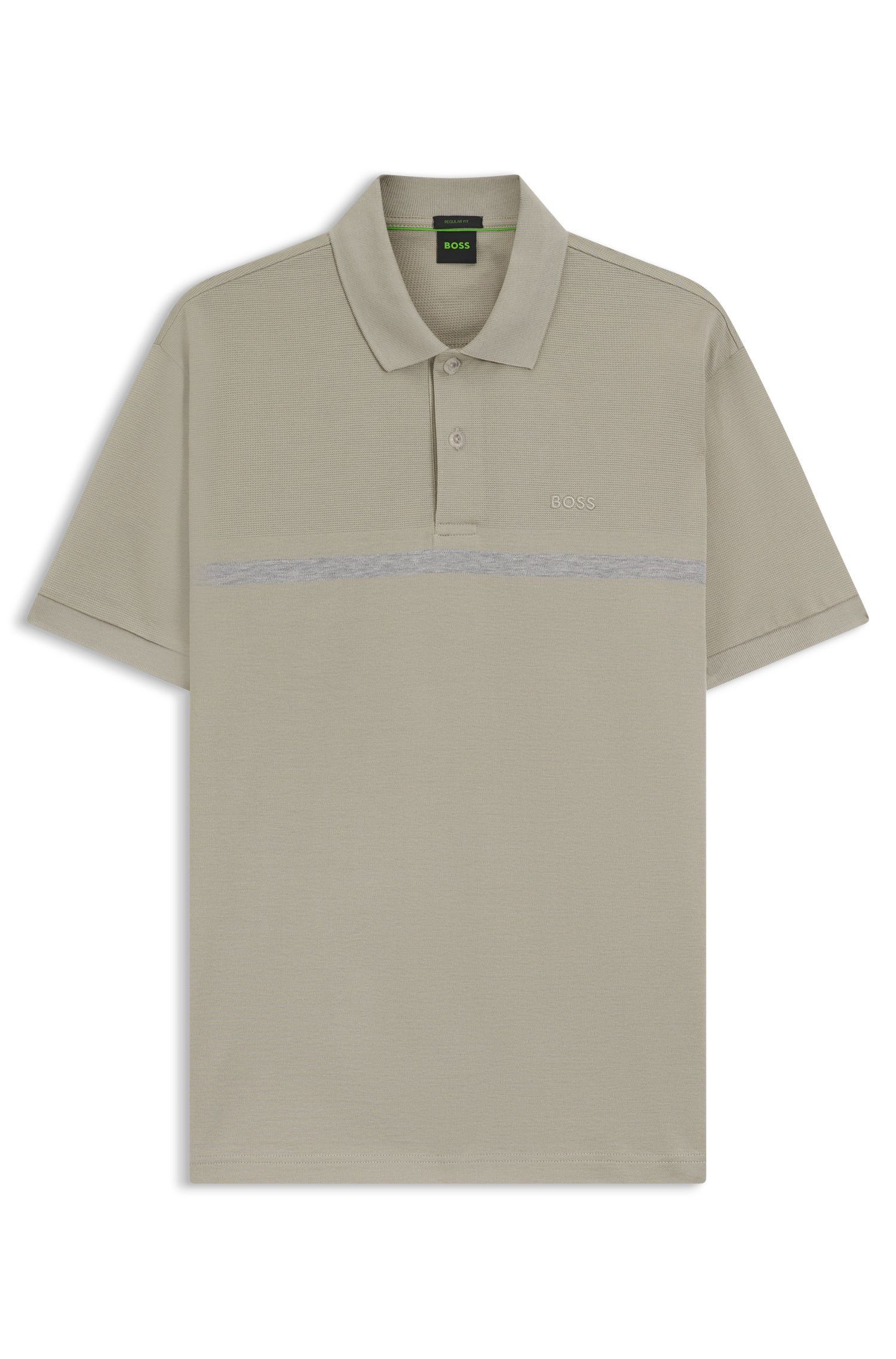 BOSS - Áo polo Paddy cotton sọc ngang