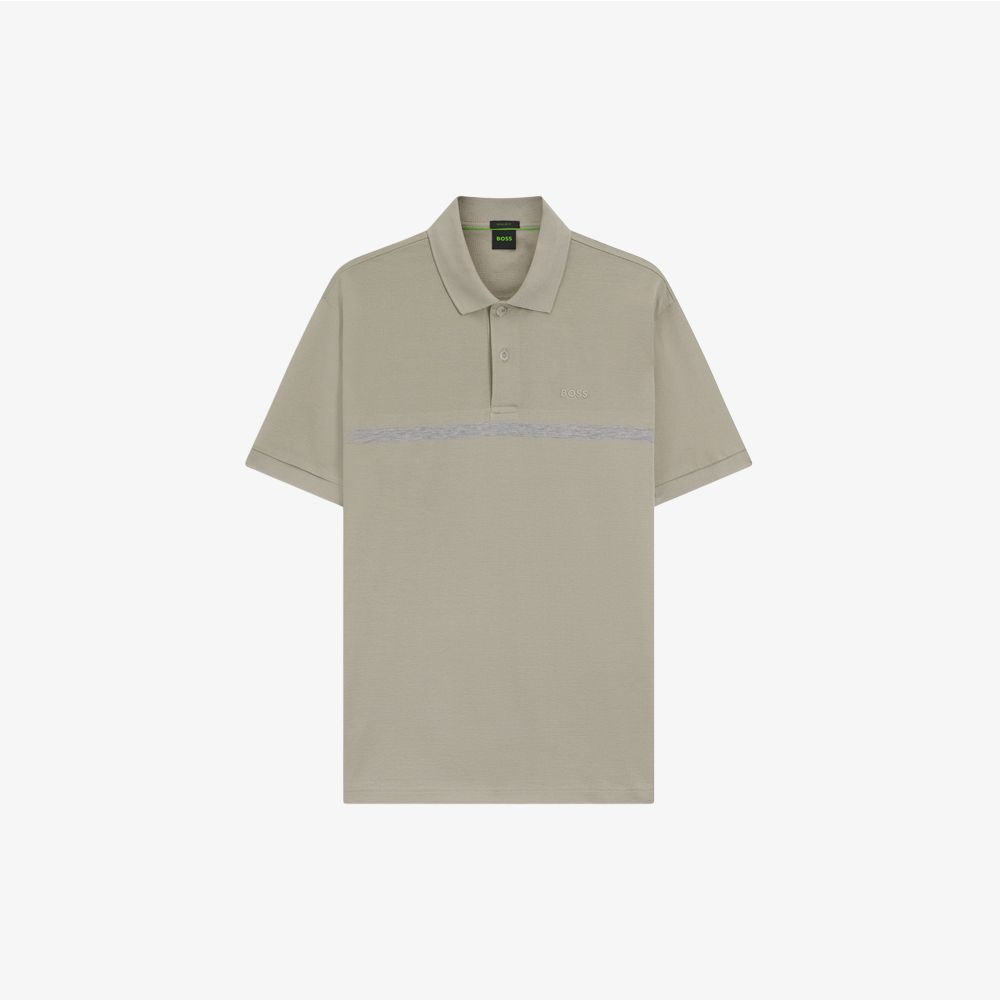 BOSS - Áo polo Paddy cotton sọc ngang