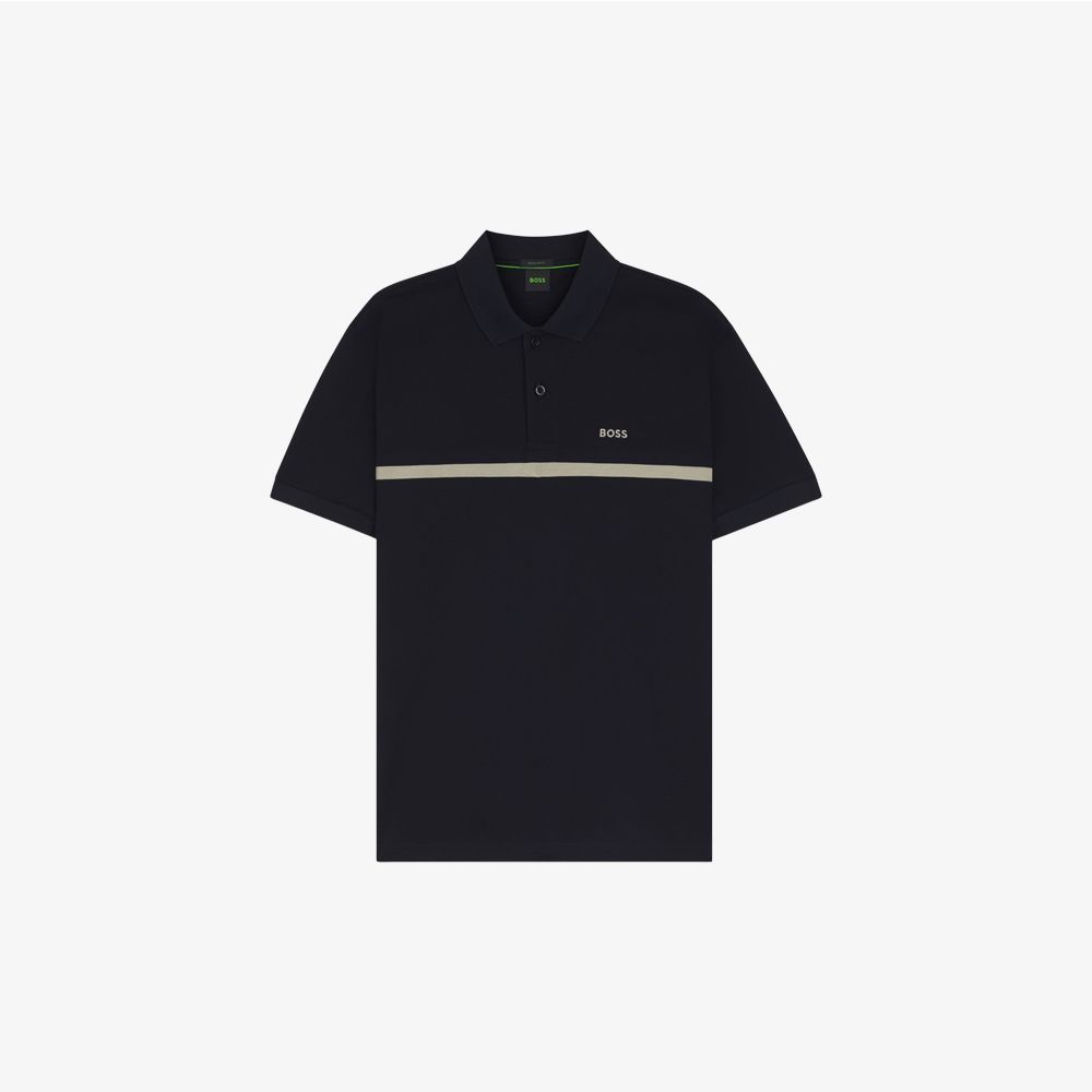 BOSS - Áo polo Paddy cotton sọc ngang