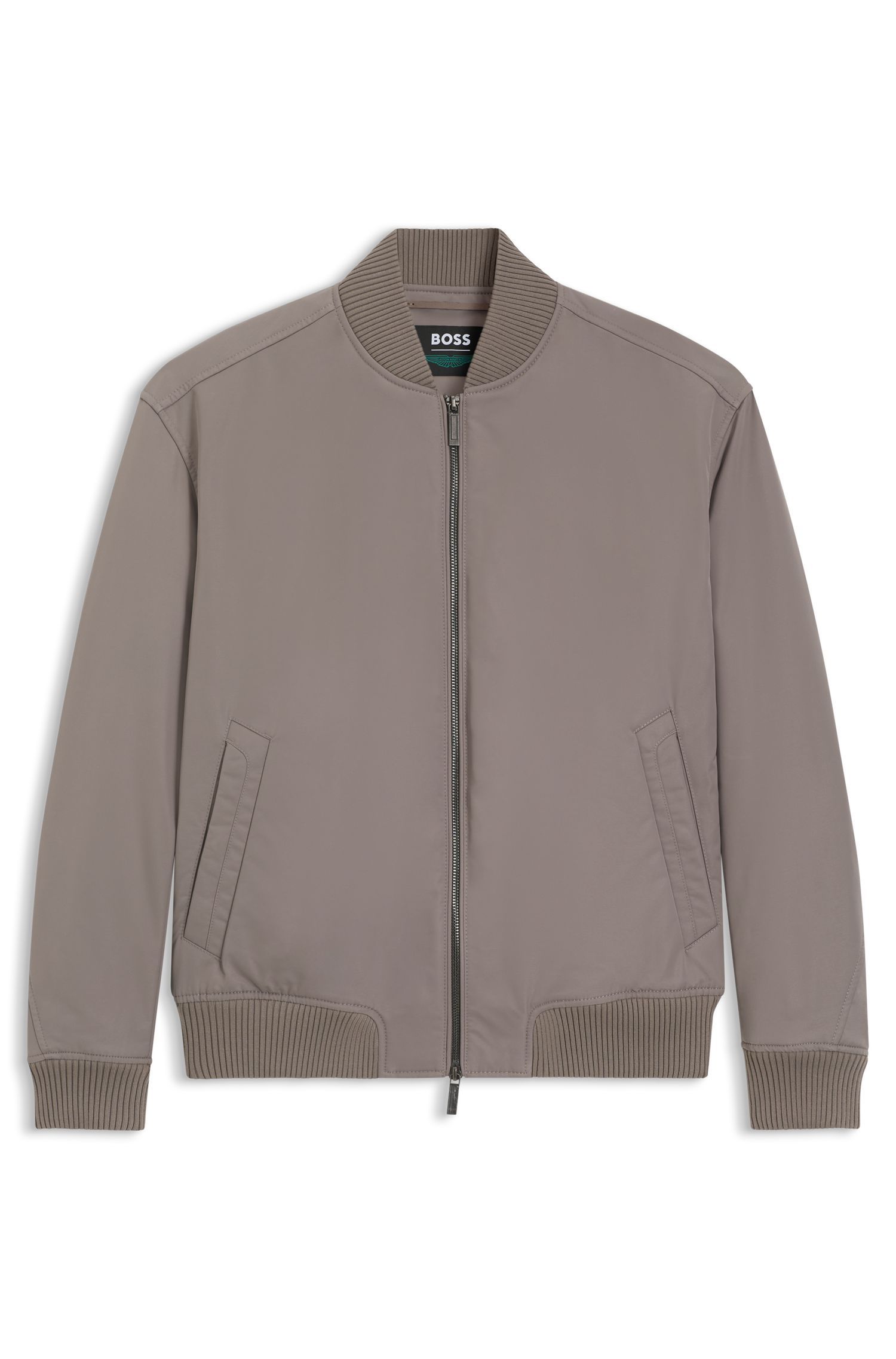 BOSS x ASTON MARTIN Áo khoác twill bomber chống nước