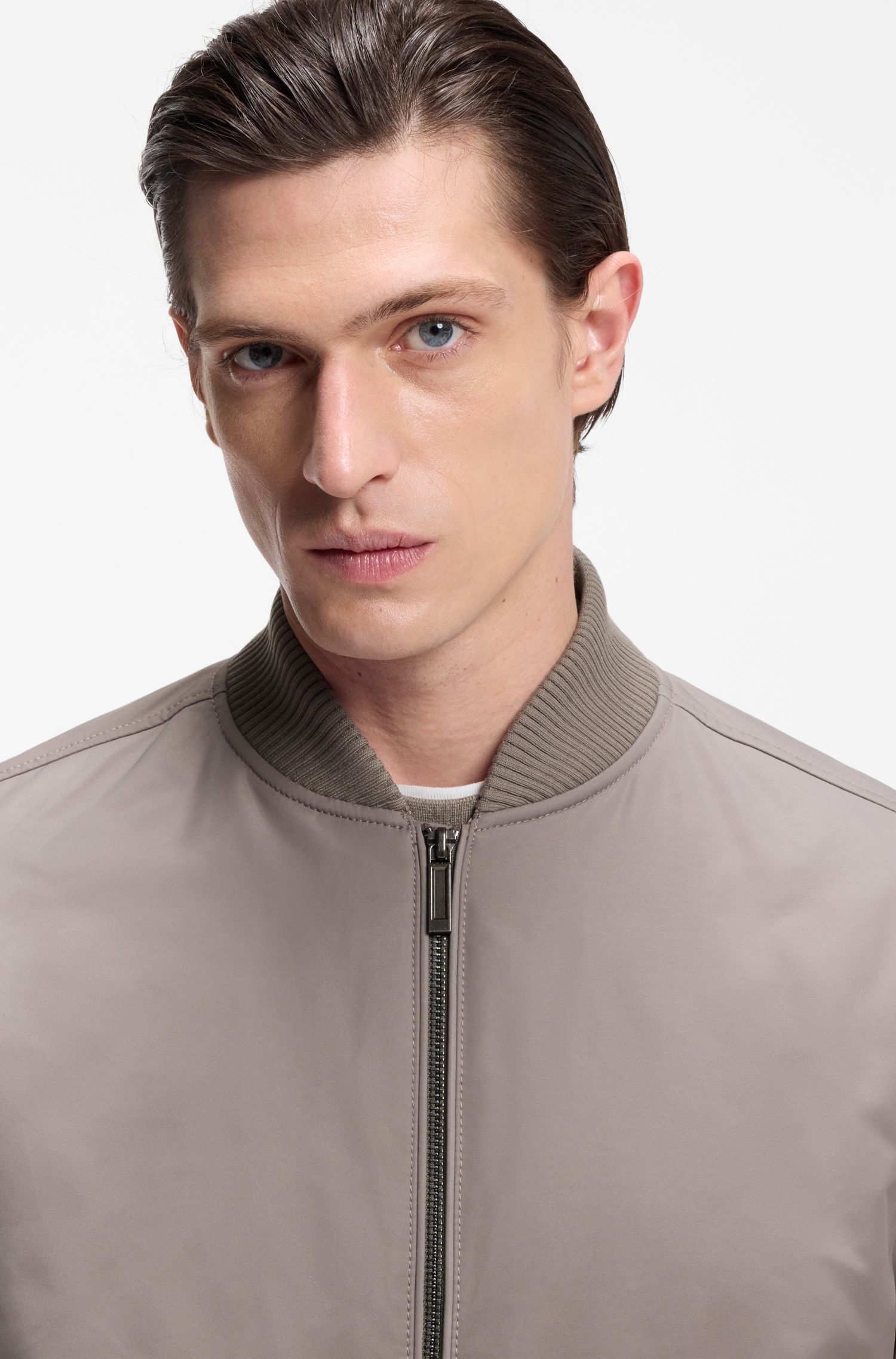 BOSS x ASTON MARTIN Áo khoác twill bomber chống nước