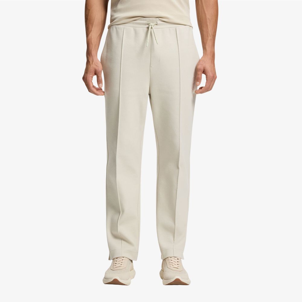 BOSS - Quần tracksuit cotton-blend với logo chủ đề tennis
