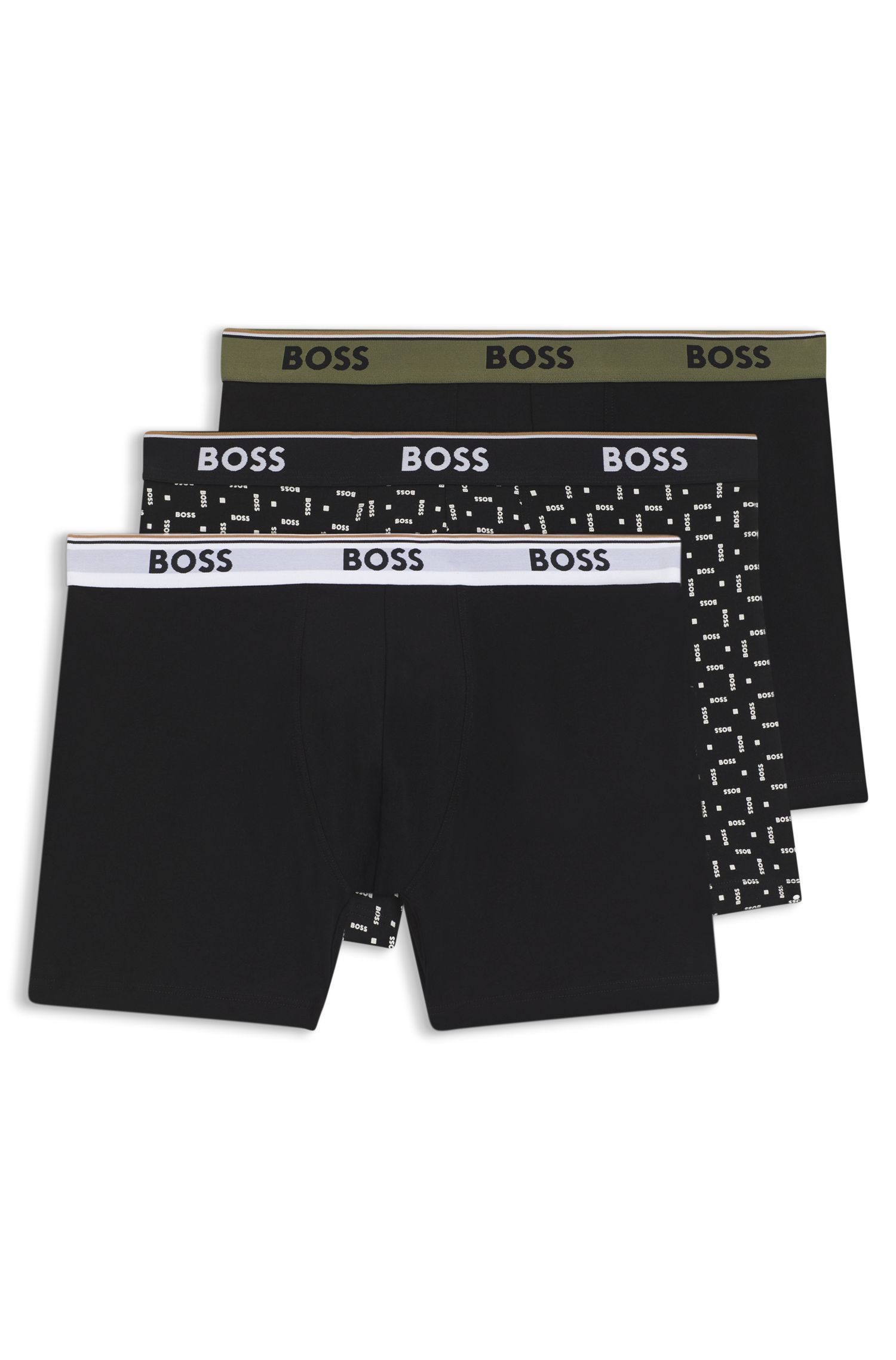 Bộ ba quần boxer cotton co giãn