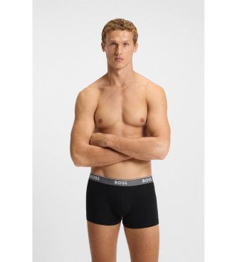 BOSS - Bộ 3 quần lót dáng trunk vải cotton co giãn