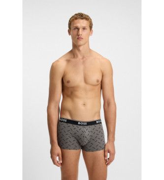 BOSS - Bộ 3 quần lót dáng trunk vải cotton co giãn