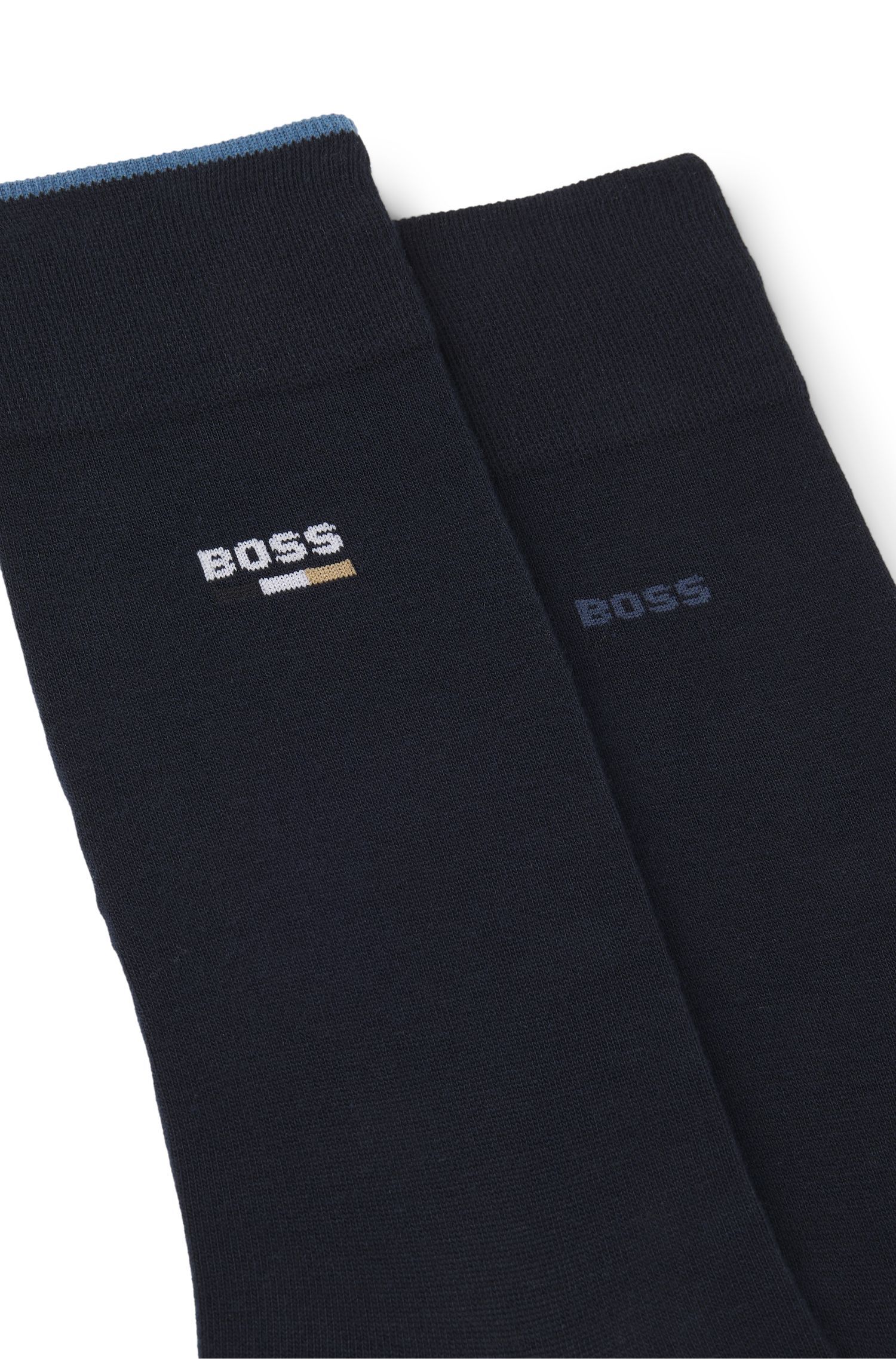 BOSS - Bộ 2 tất cổ thường có logo