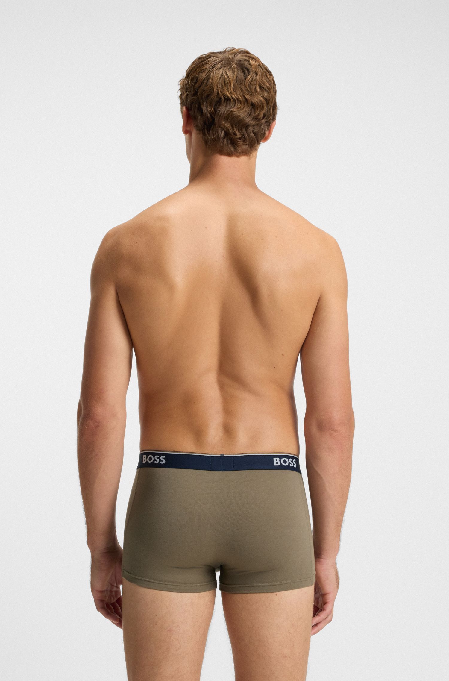 Bộ ba quần lót dáng trunks vải cotton co giãn