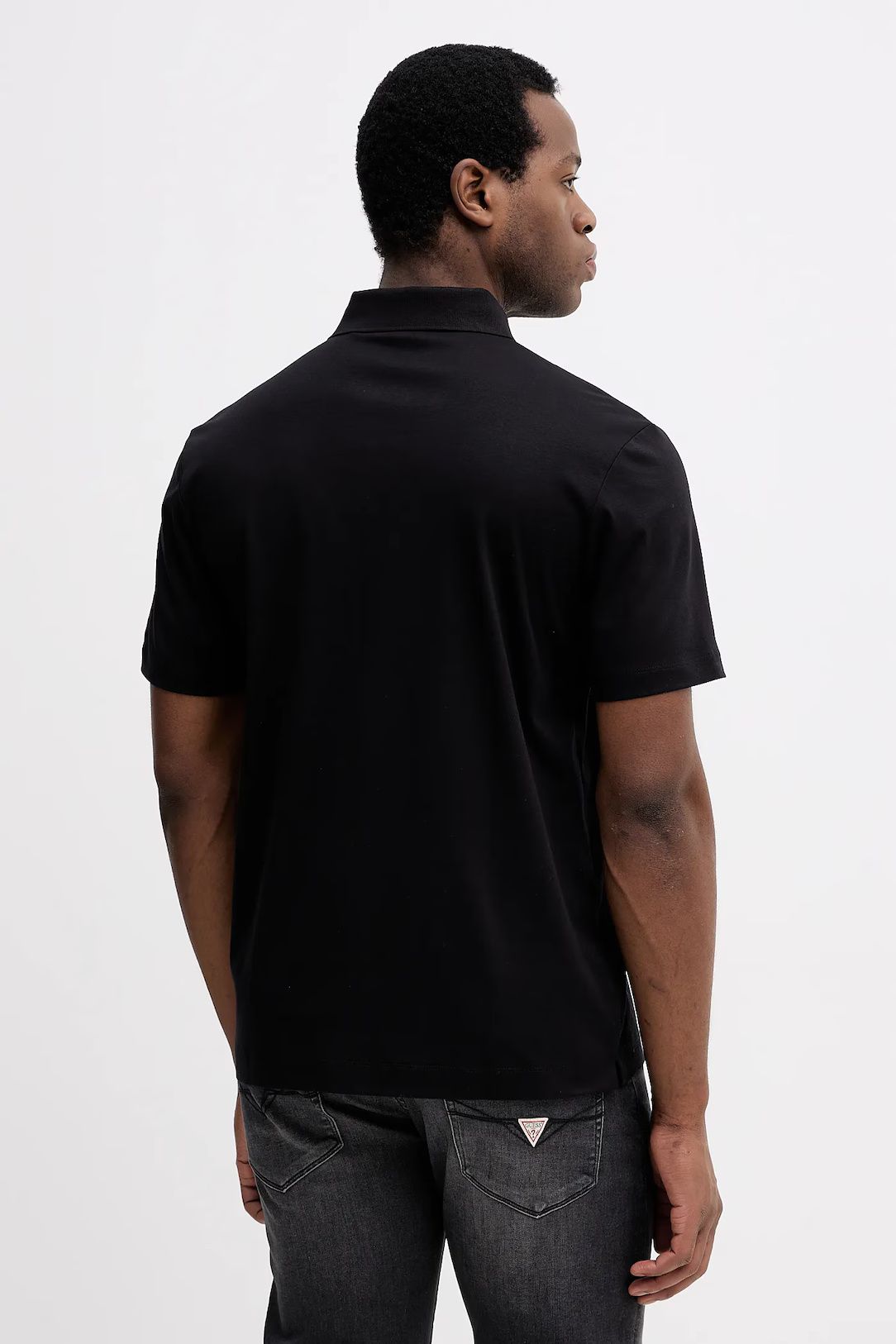BOSS - Áo polo cotton mịn