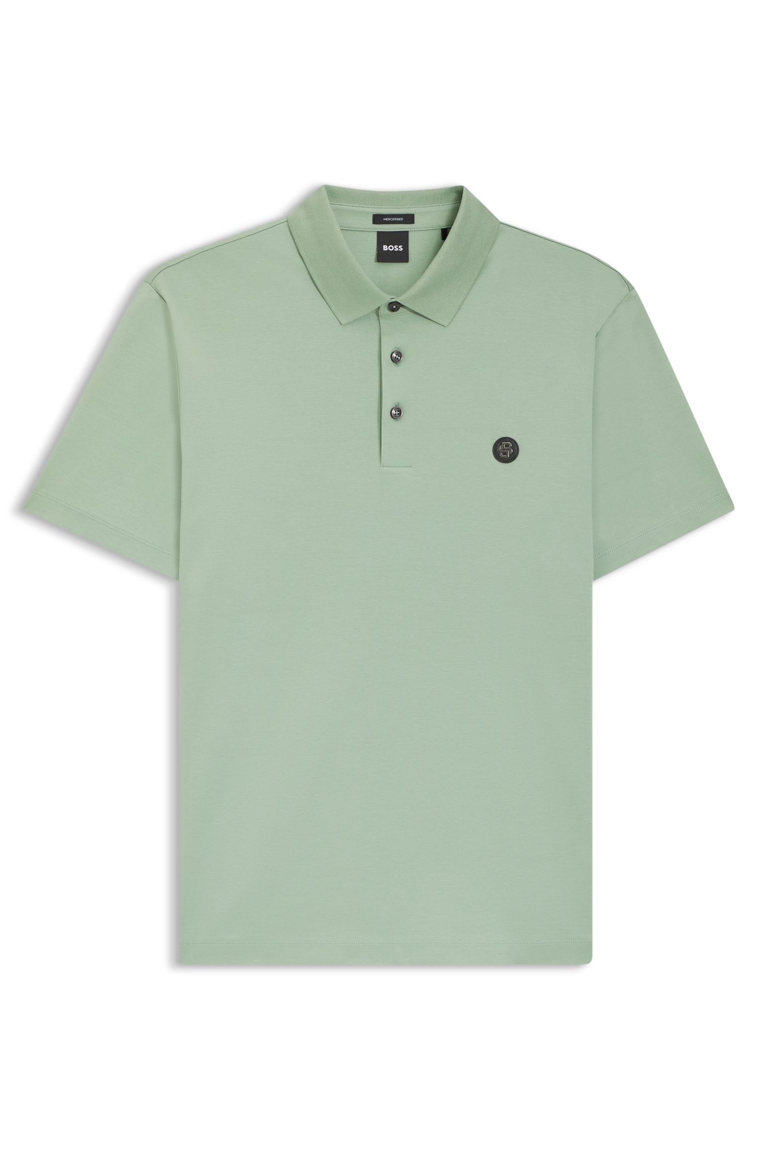 BOSS - Áo polo cotton mịn