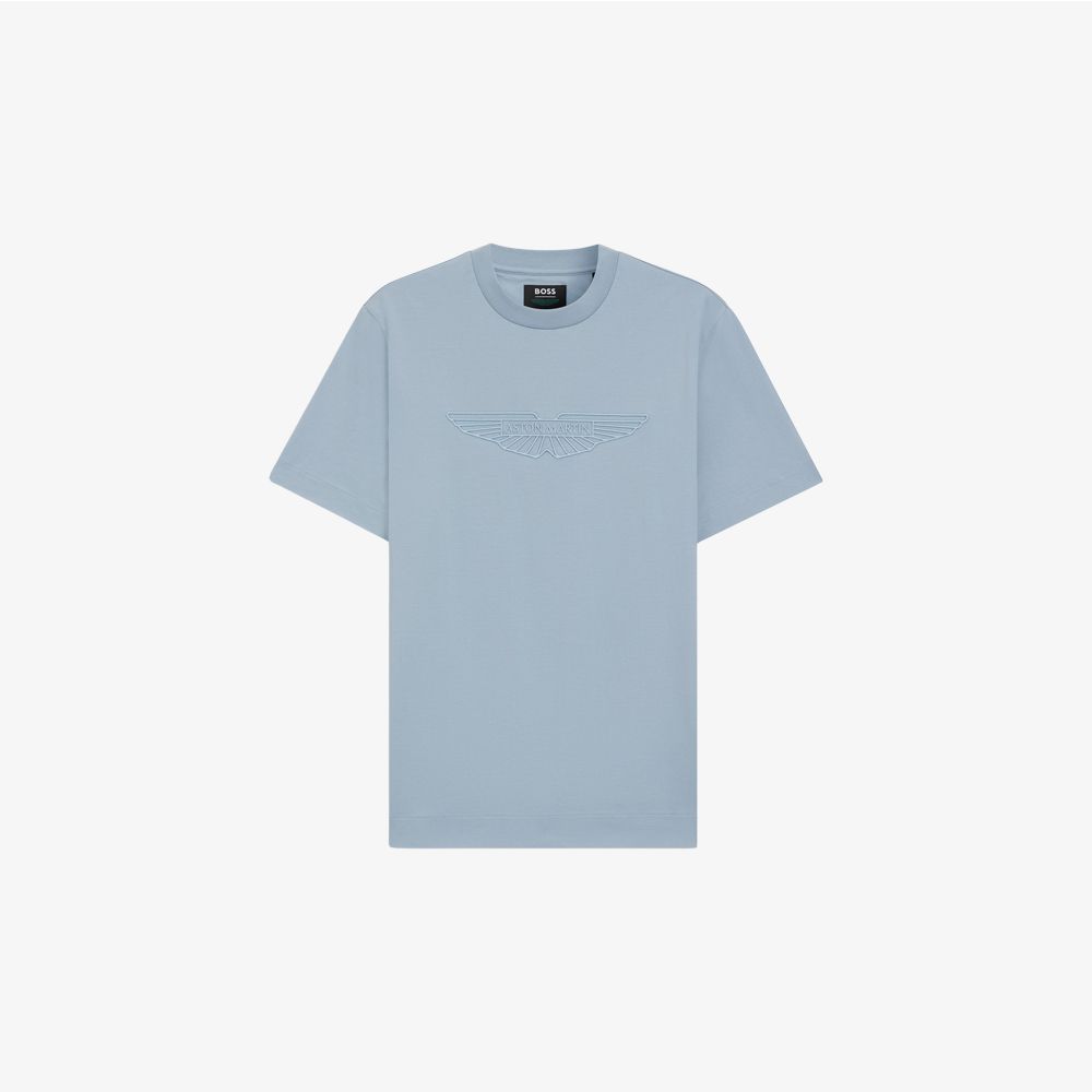 BOSS x ASTON MARTIN Áo thun cotton logo chìm