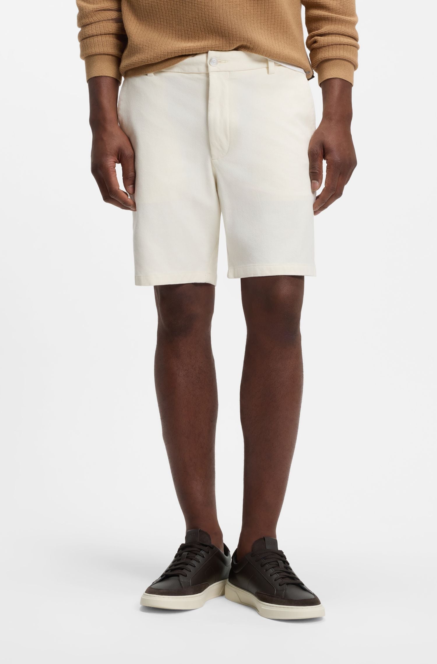 Quần short cotton co giãn modern fit