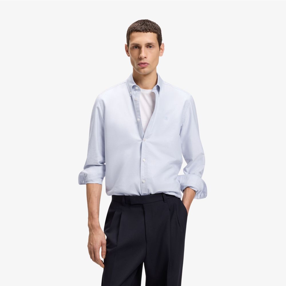 BOSS - Áo sơ mi regular fit làm từ vải cotton Oxford