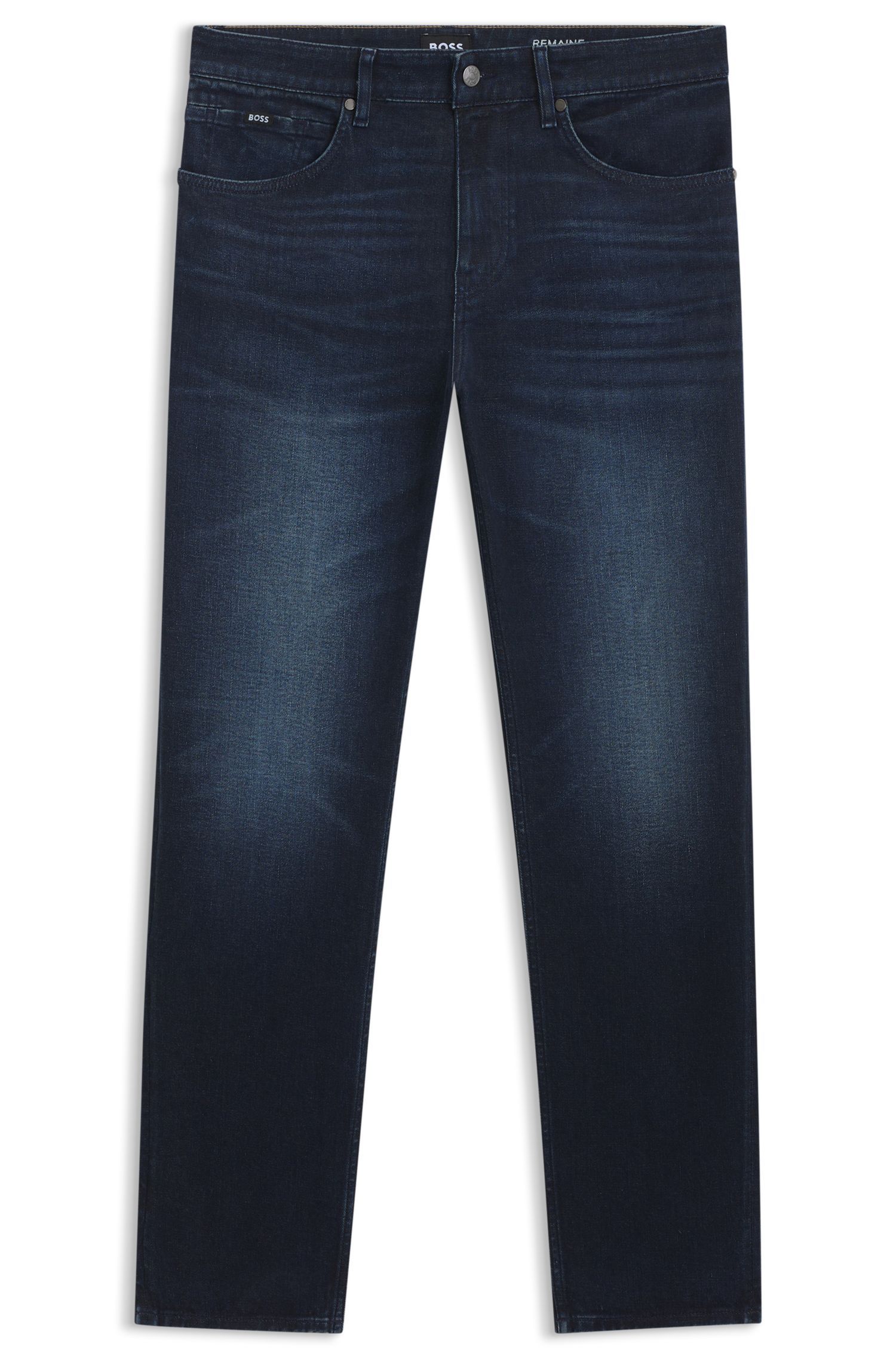 BOSS - Quần jeans regular fit Maine, denim siêu mềm