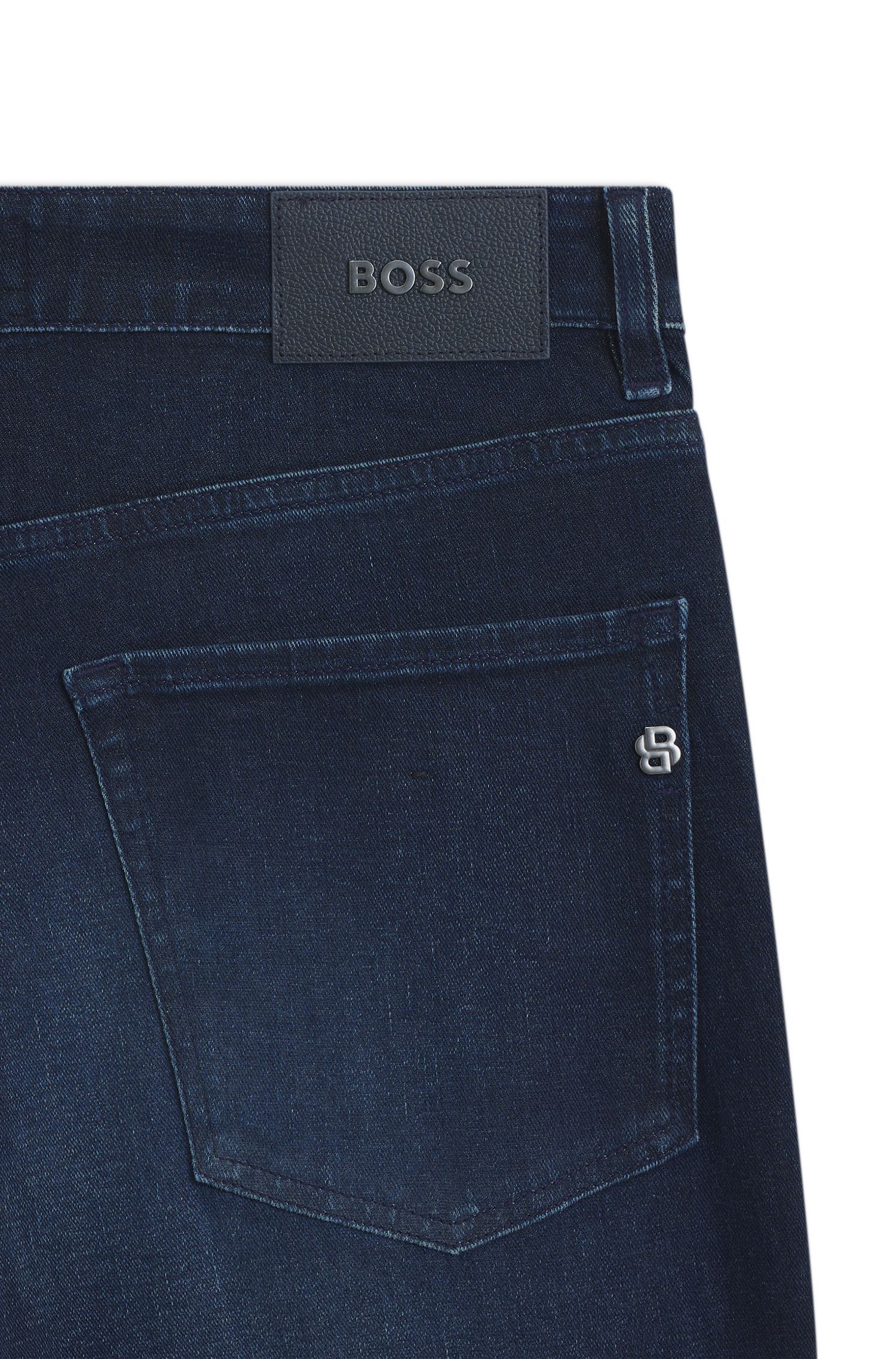 BOSS - Quần jeans regular fit Maine, denim siêu mềm