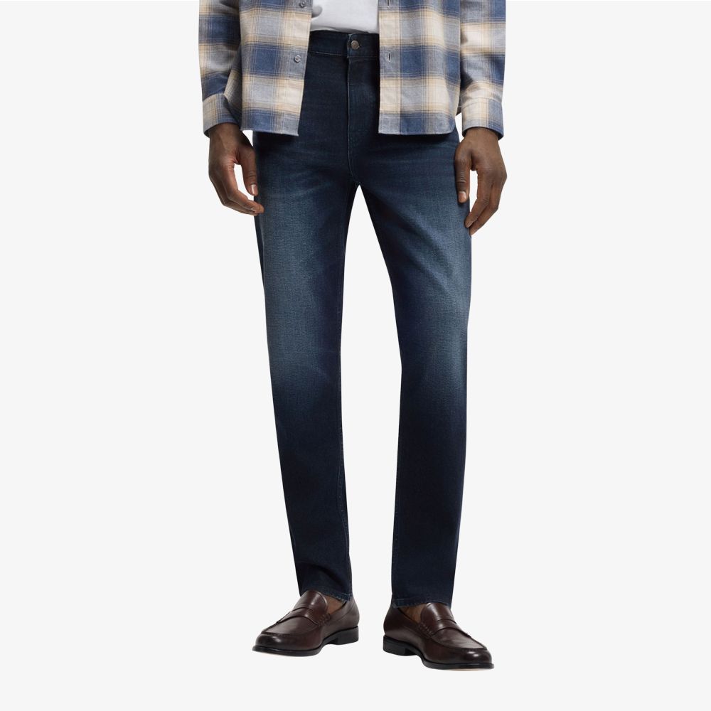 BOSS - Quần jeans regular fit Maine, denim siêu mềm