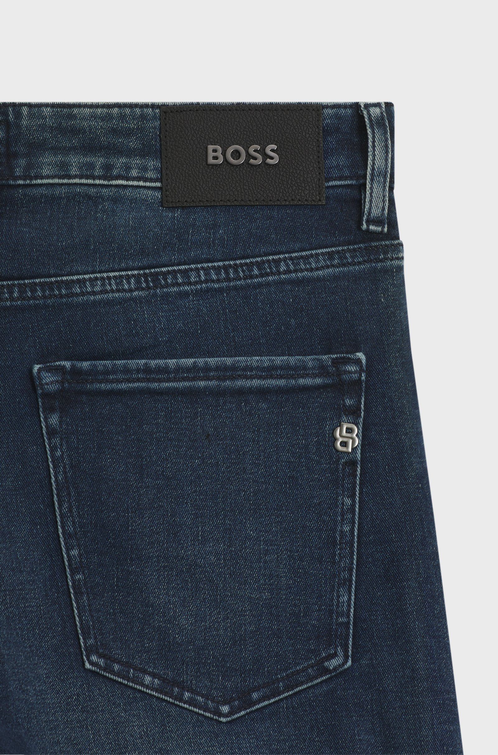 BOSS - Quần jeans denim dáng ôm Delaware