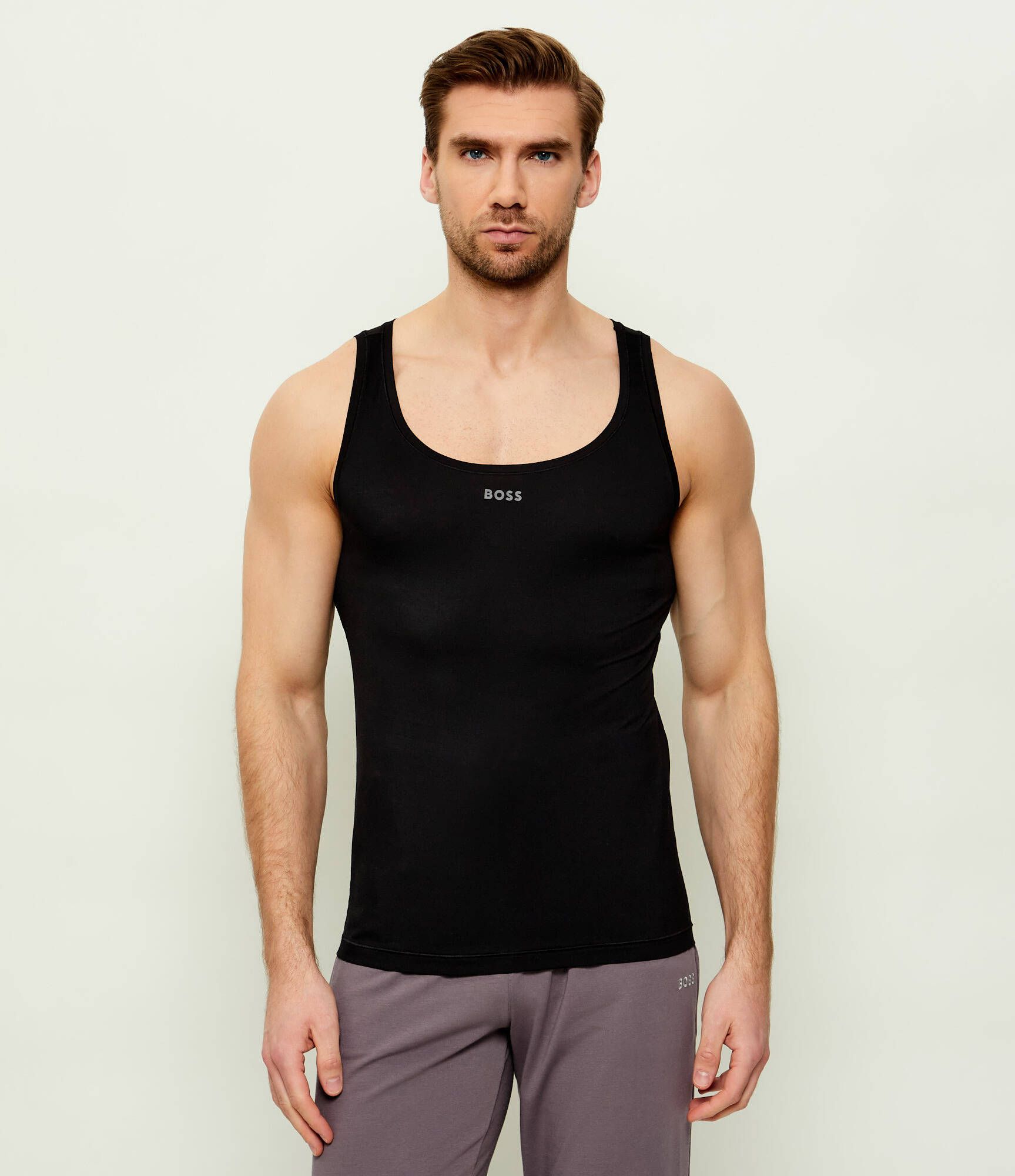 BOSS - Áo tank top dáng slim fit