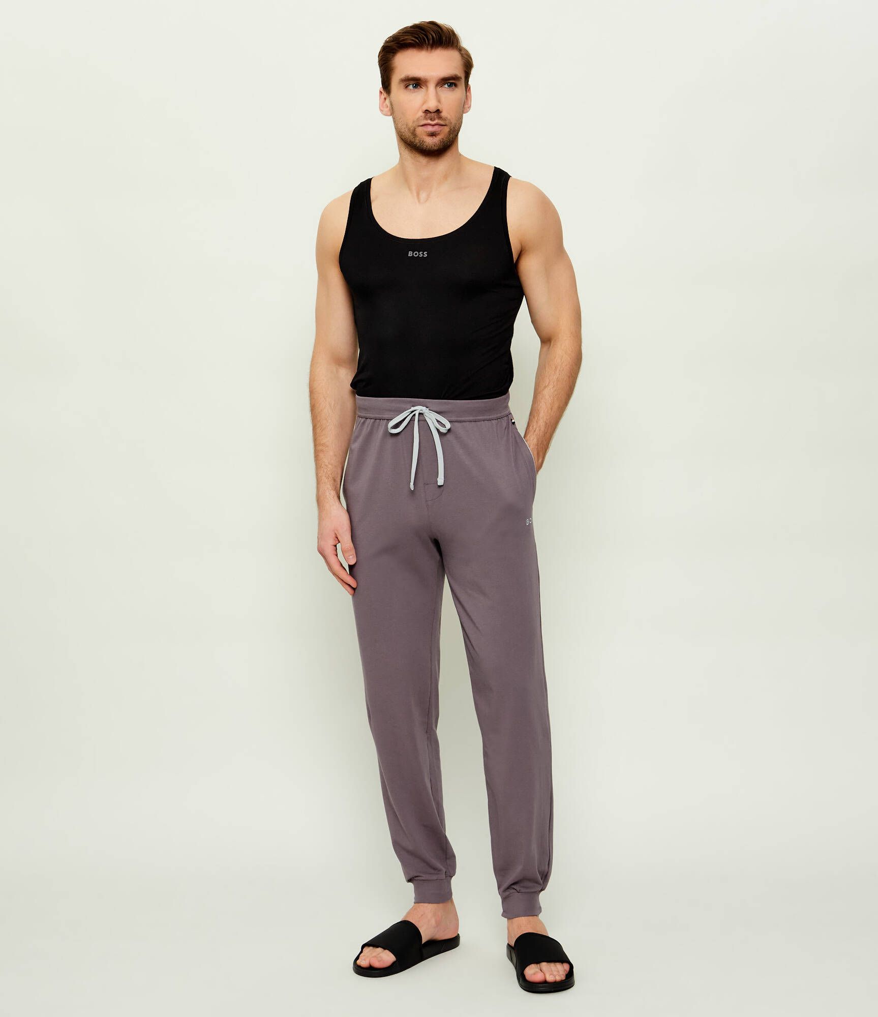 BOSS - Áo tank top dáng slim fit
