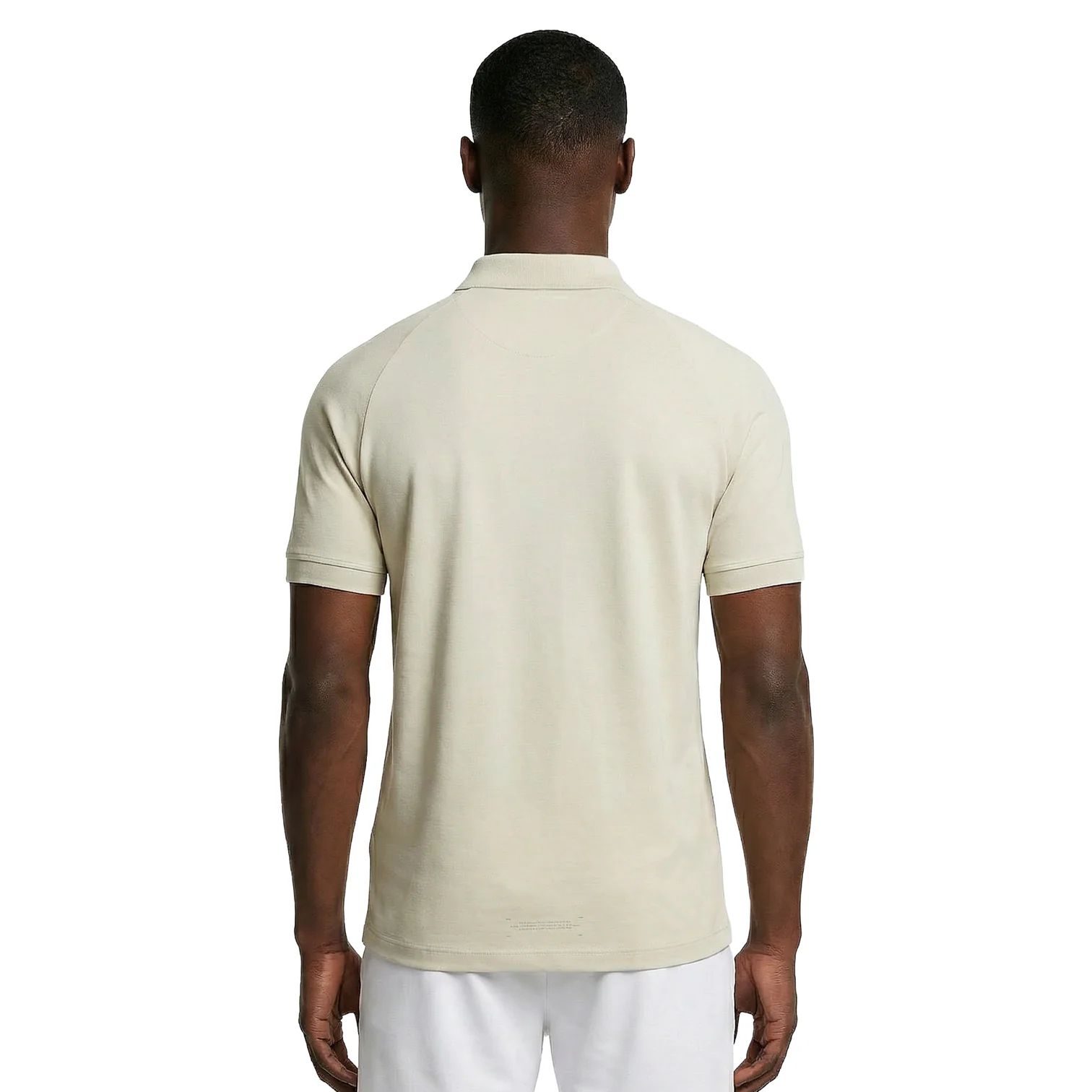 BOSS - Áo polo cotton pha với hoạ tiết phản quang