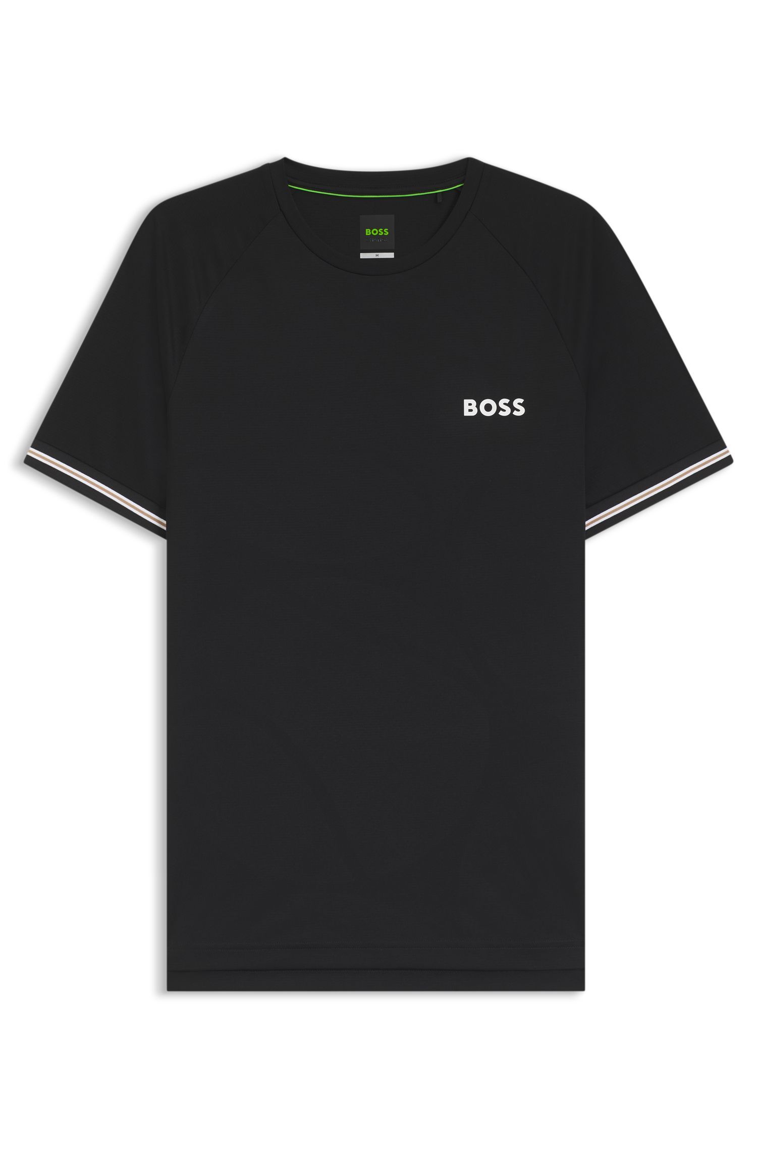 BOSS - Áo thun thể thao in hoạ tiết