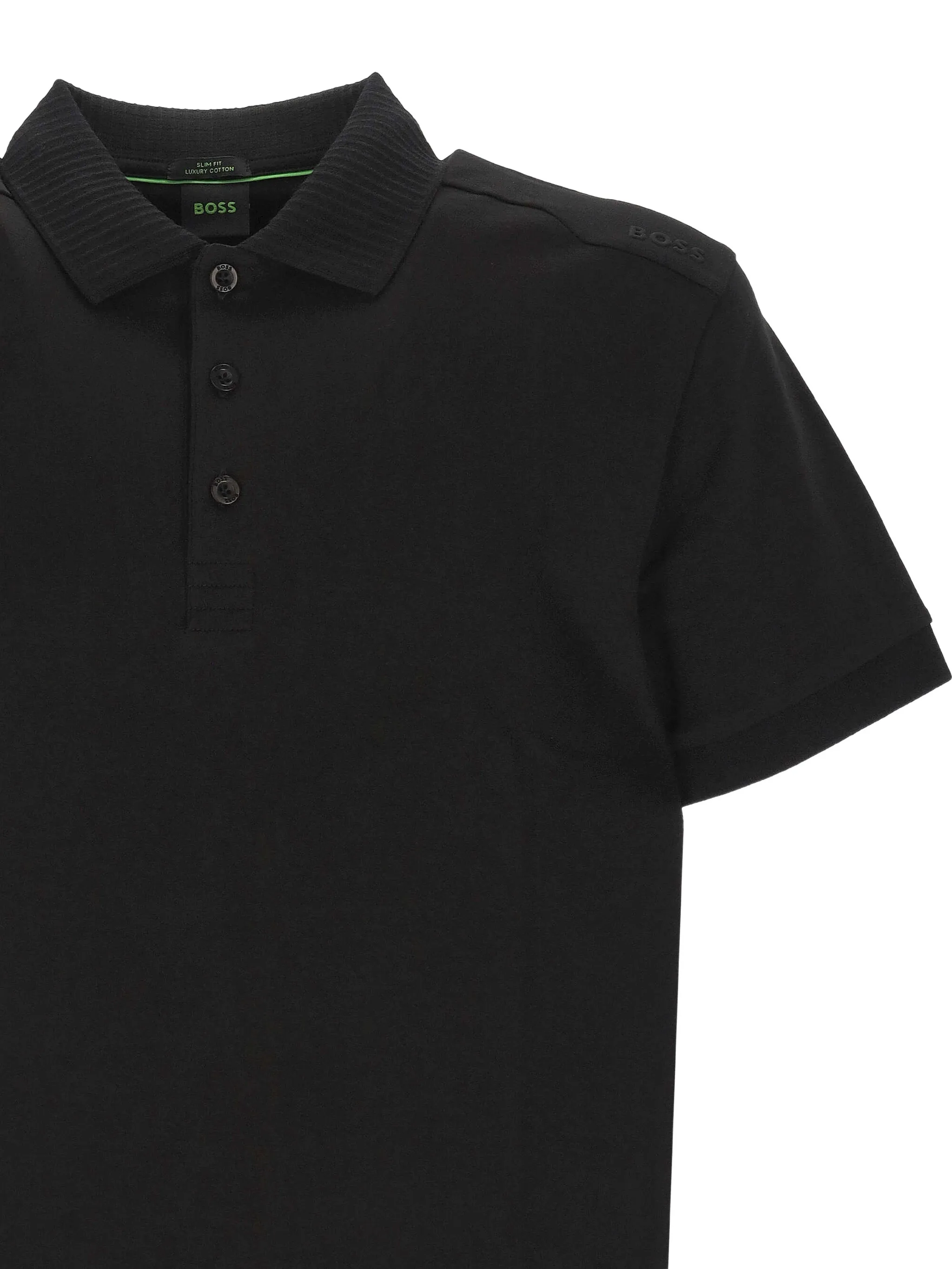 BOSS - Áo polo chi tiết logo BOSS