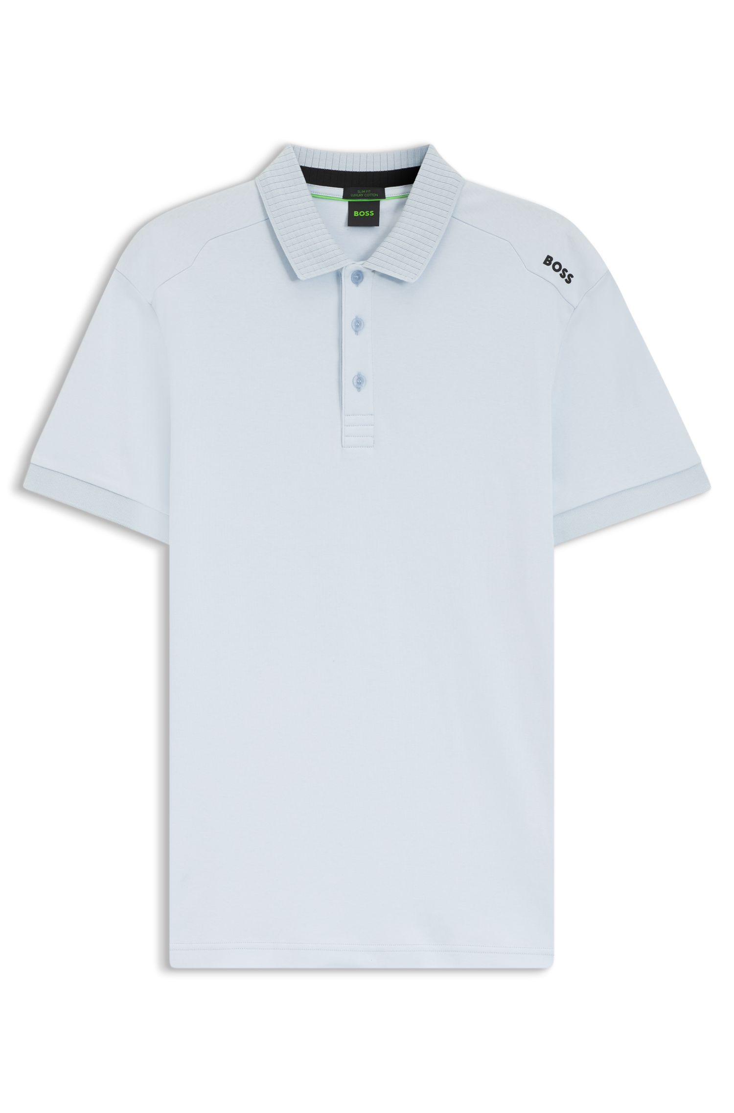 BOSS - Áo polo chi tiết logo BOSS