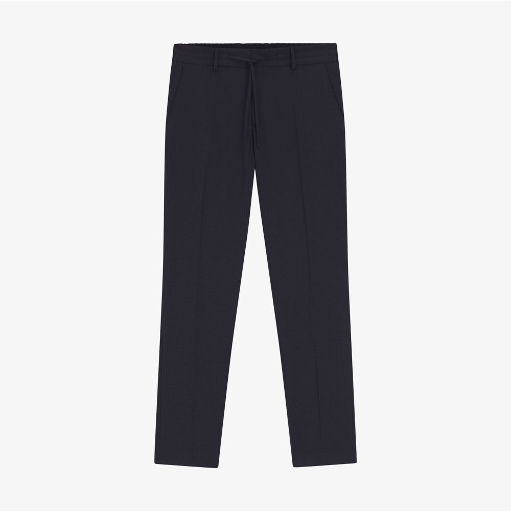 BOSS - Quần dài len pha dáng slim fit, có thể giặt máy