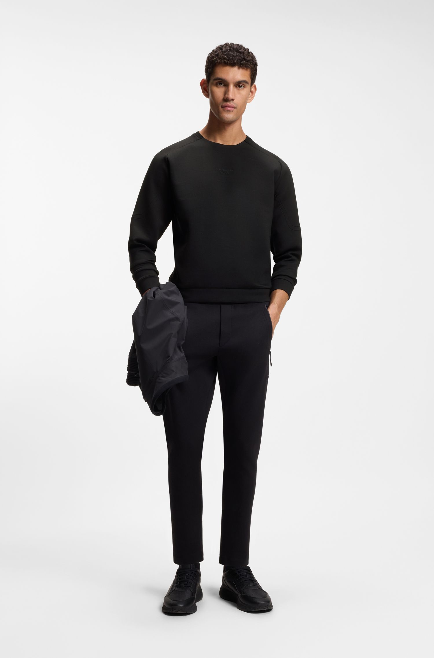 BOSS - Porsche x BOSS Áo sweatshirt logo phản quang