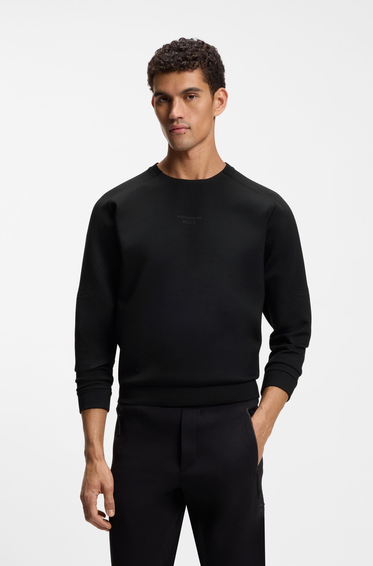 BOSS - Porsche x BOSS Áo sweatshirt logo phản quang