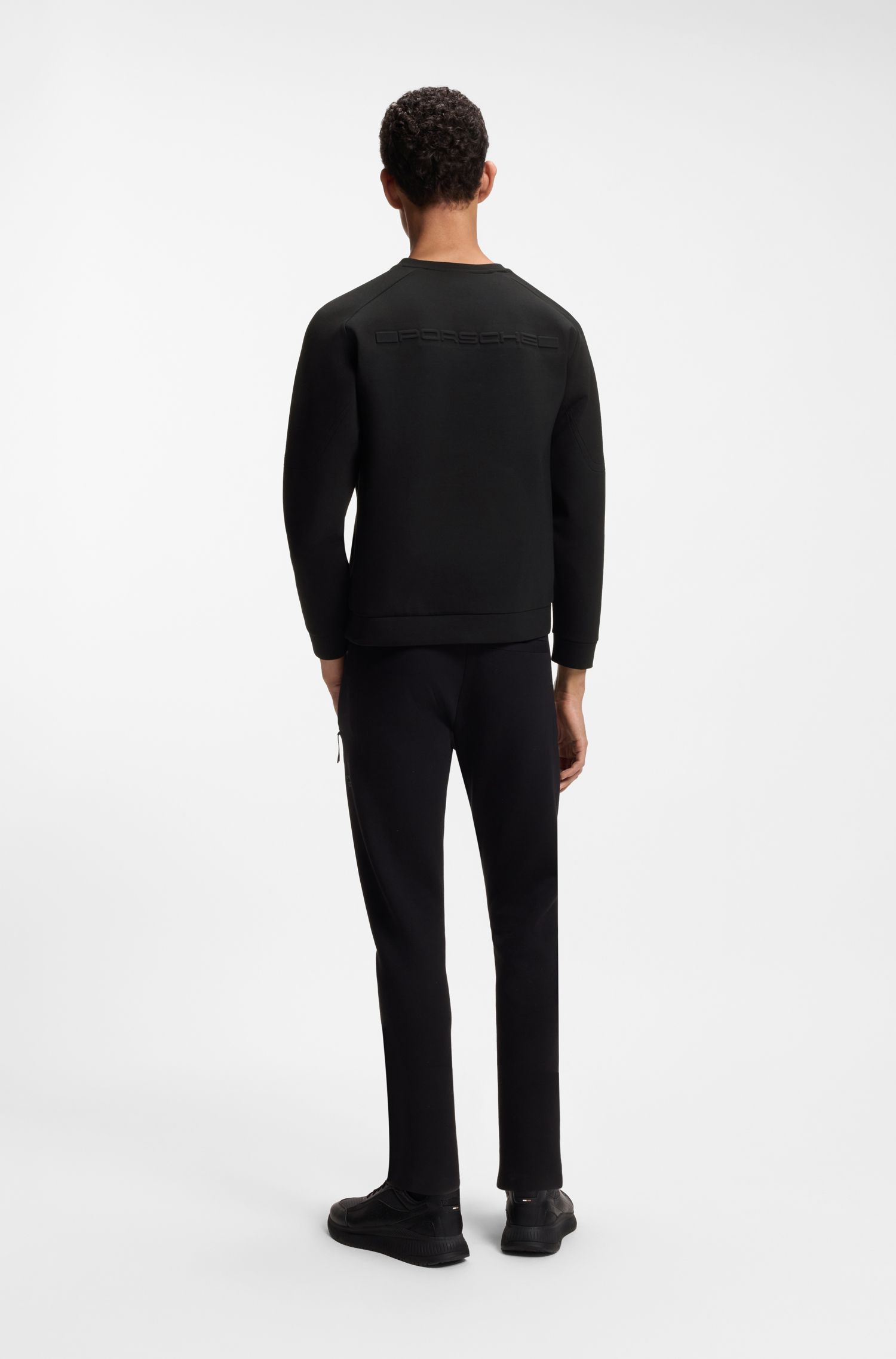 BOSS - Porsche x BOSS Áo sweatshirt logo phản quang