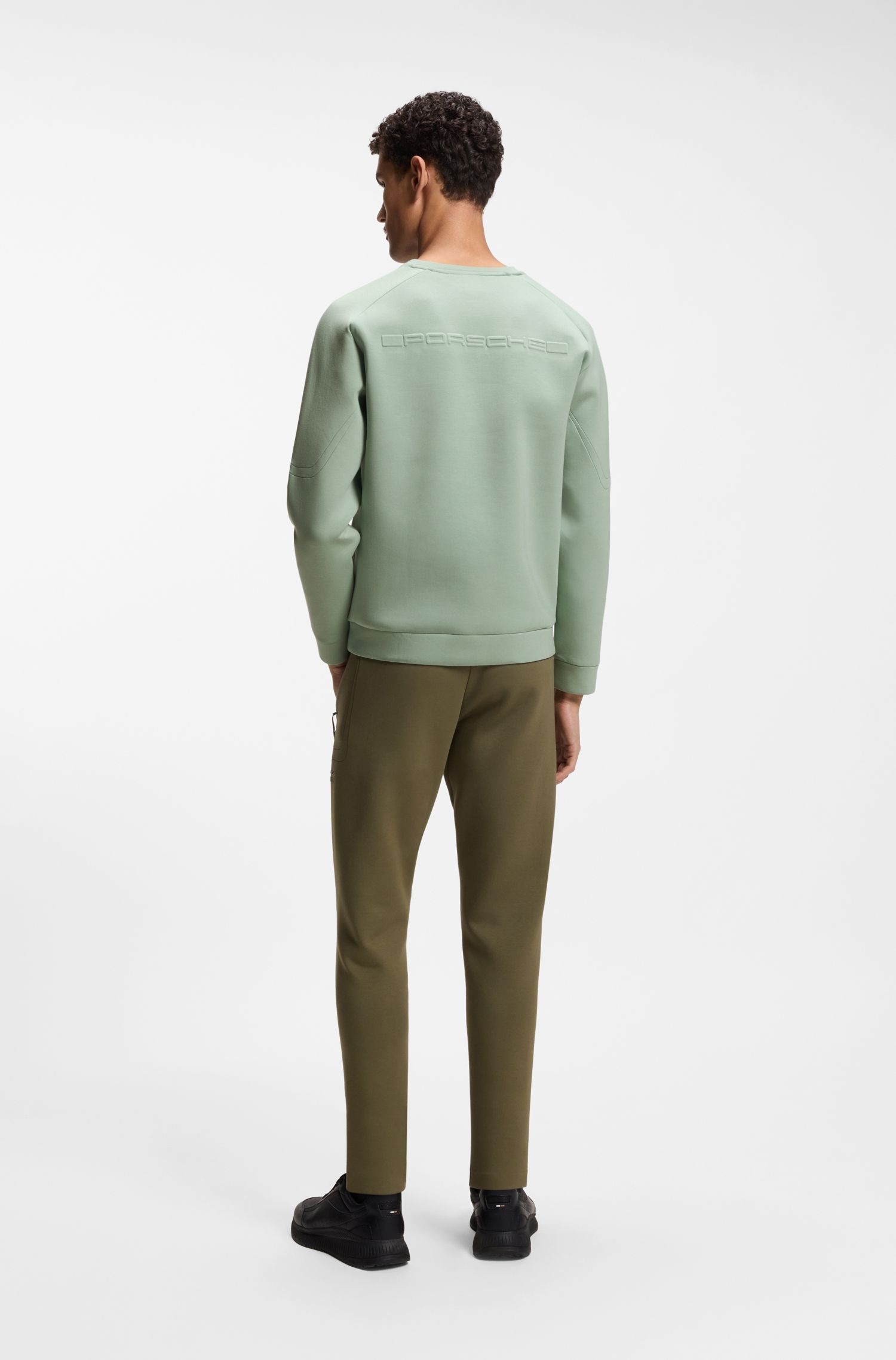 BOSS - Porsche x BOSS Áo sweatshirt logo phản quang