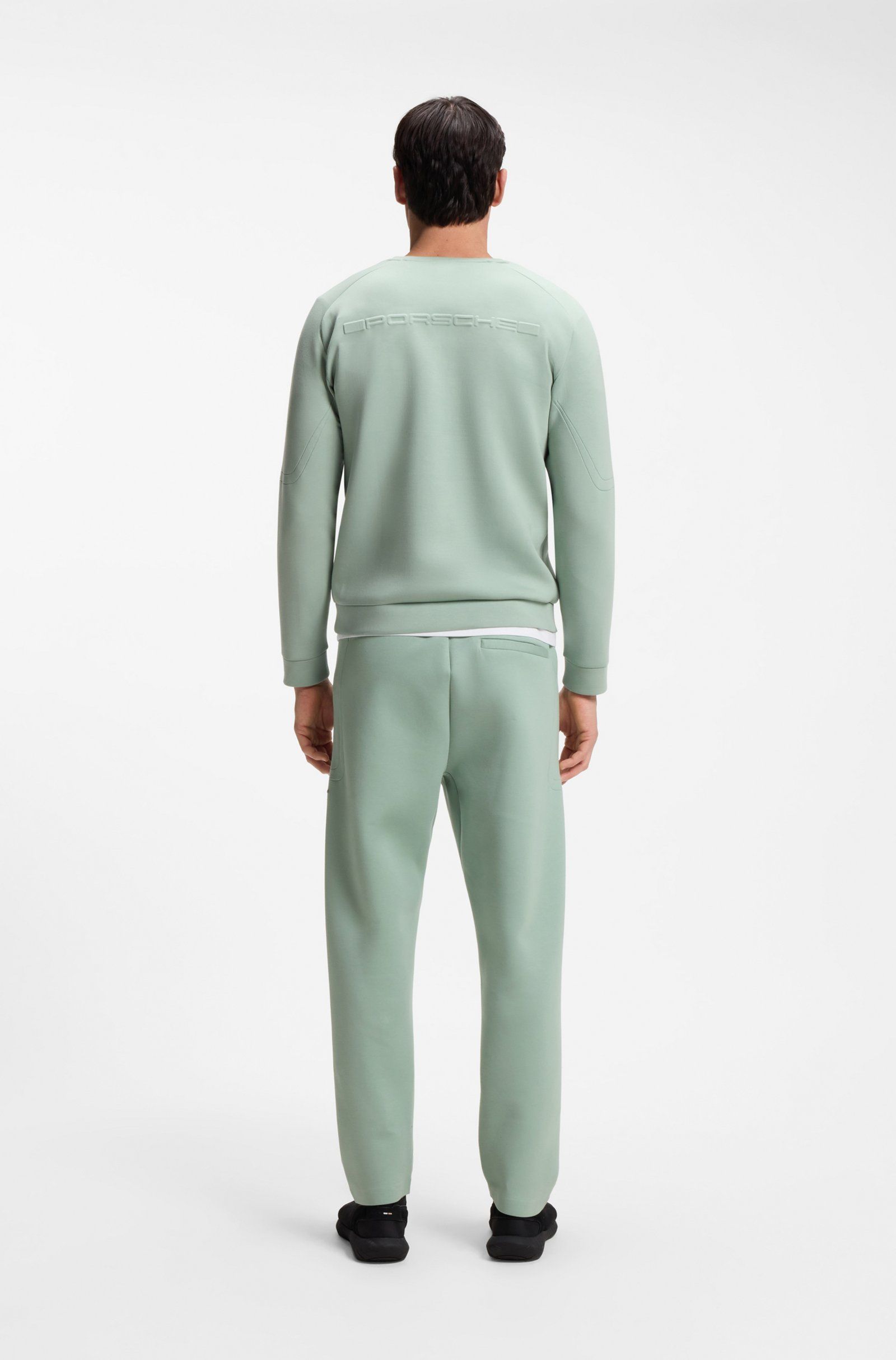 Porsche x BOSS Quần tracksuit logo phản quang