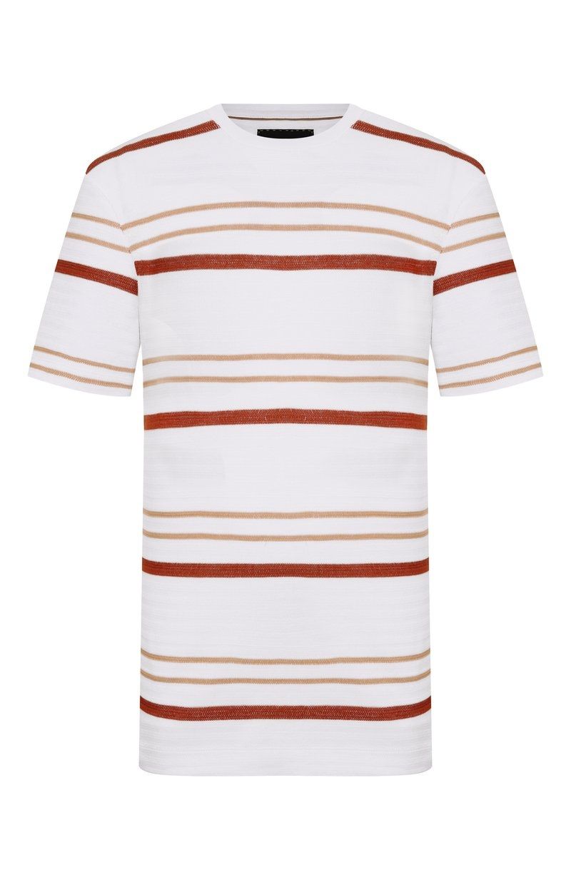 BOSS - Áo thun cotton dáng regular fit