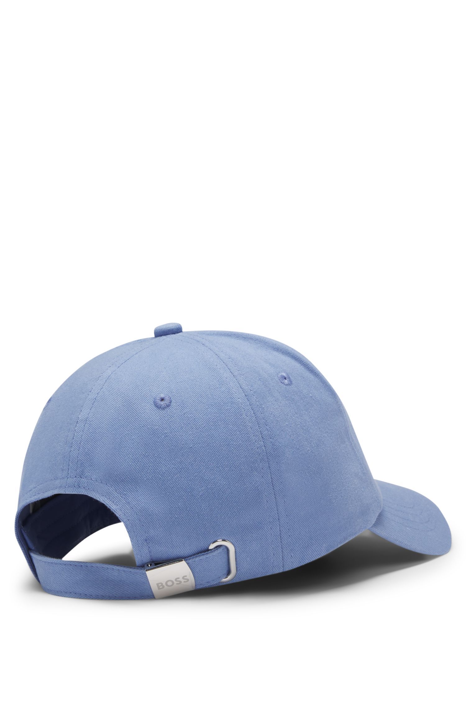 BOSS - Mũ lưỡi trai bằng vải cotton chéo với họa tiết tennis